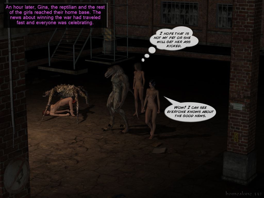 Xenowars [3DMonsterStories , Droid447] - Chapter 3 — Page 171