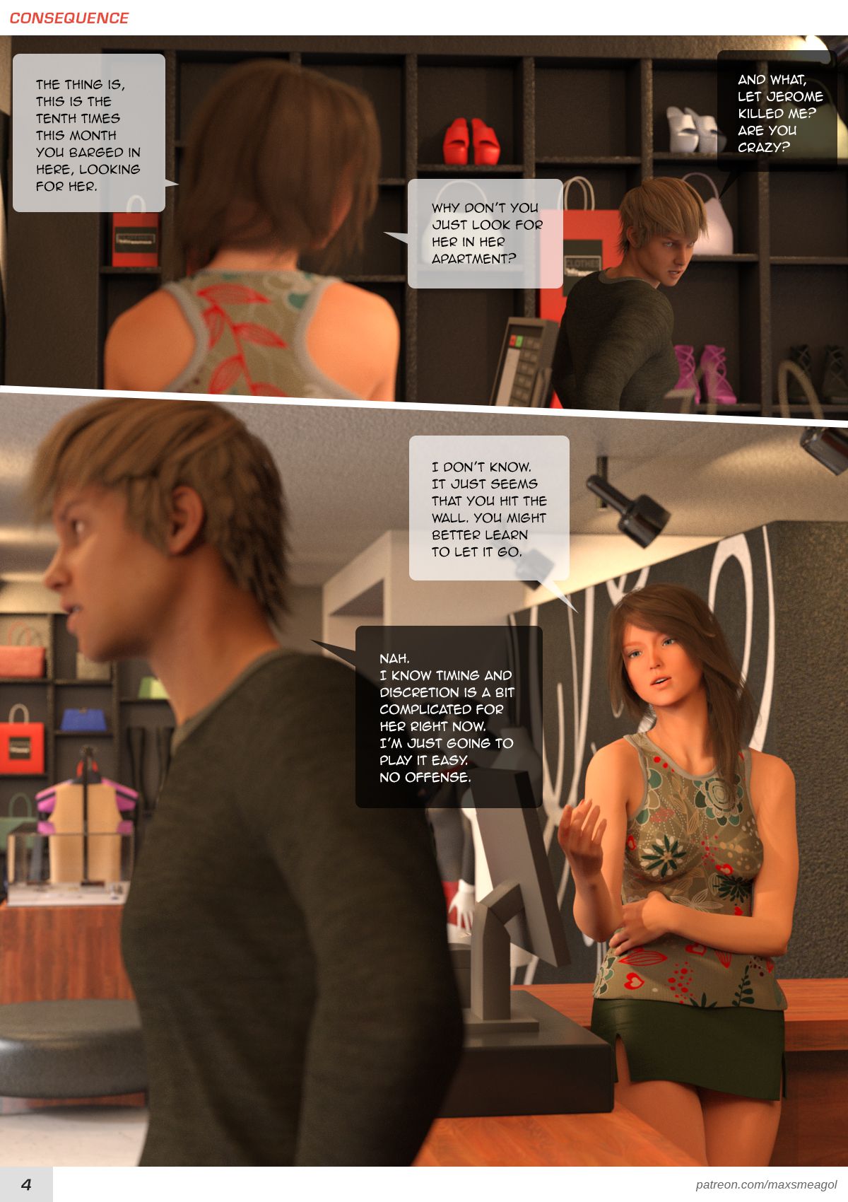 Consequences [MaxSmeagol] - Chapter 1 — Page 5