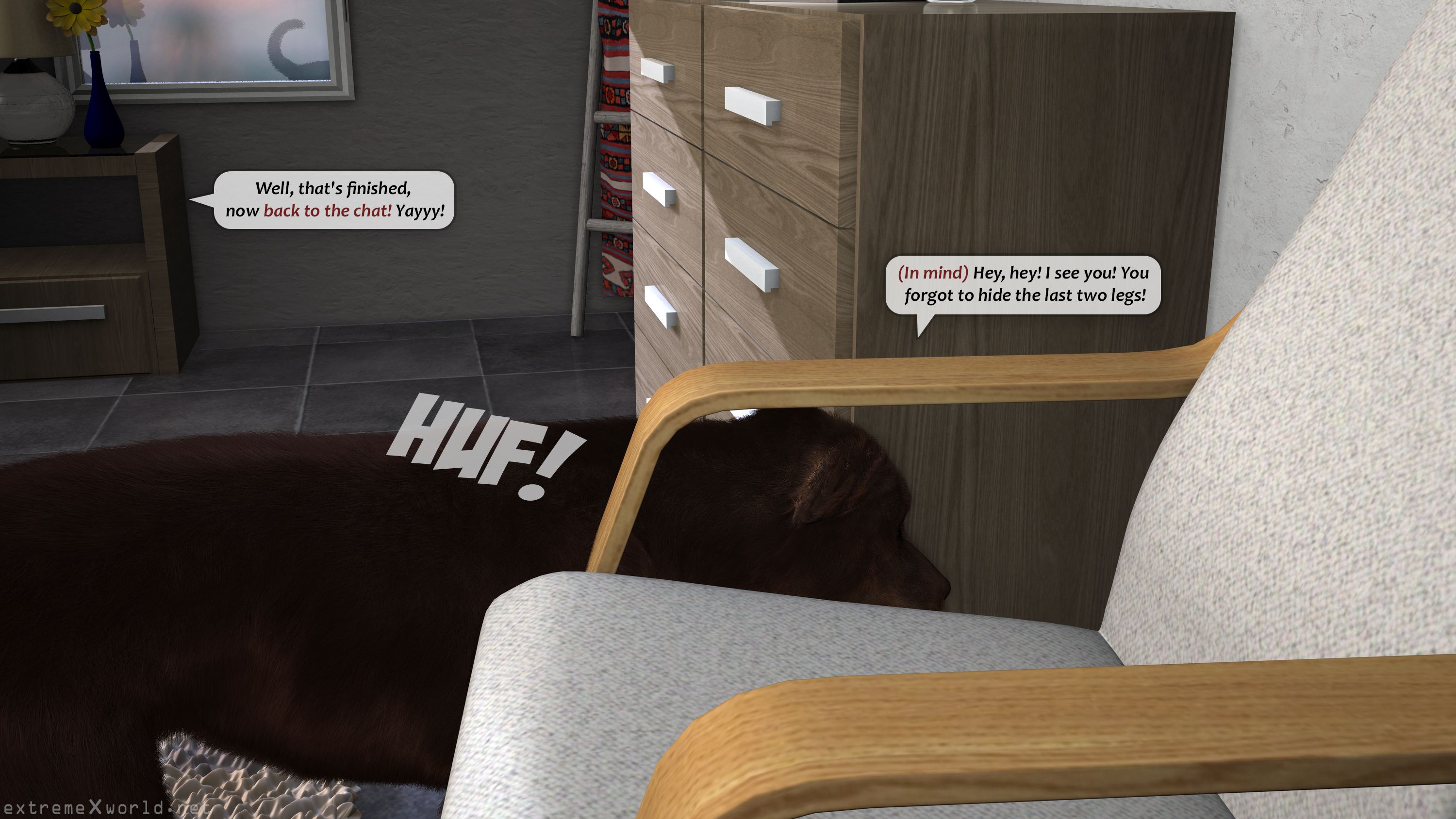 Boring Evening [ExtremeXWorld] - Chapter 1 — Page 9