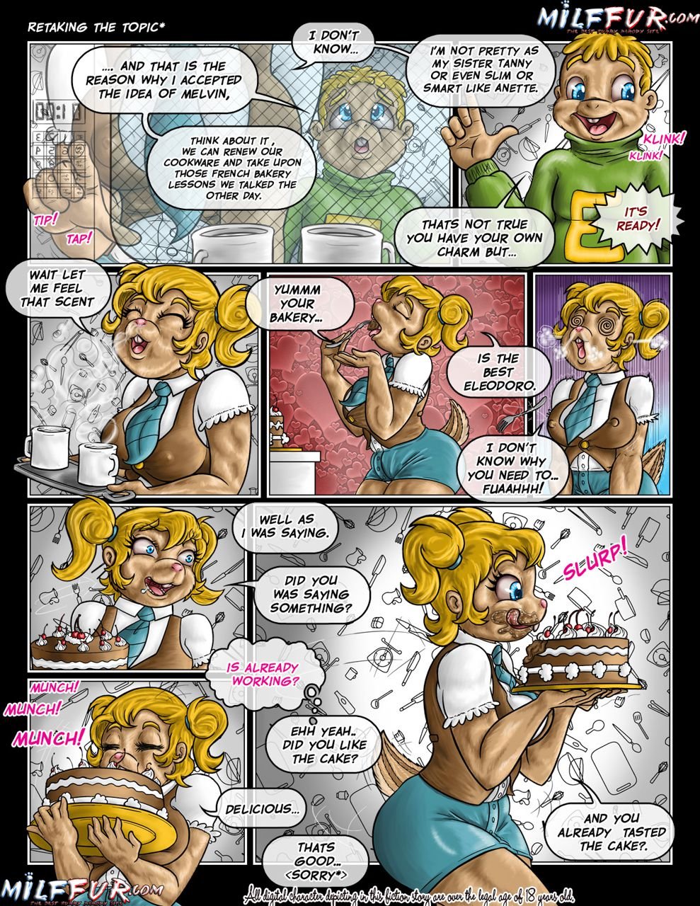 Melvin And The Chips (Alvin And The Chipmunks) [MILFFur] - Chapter 1 — Page 5