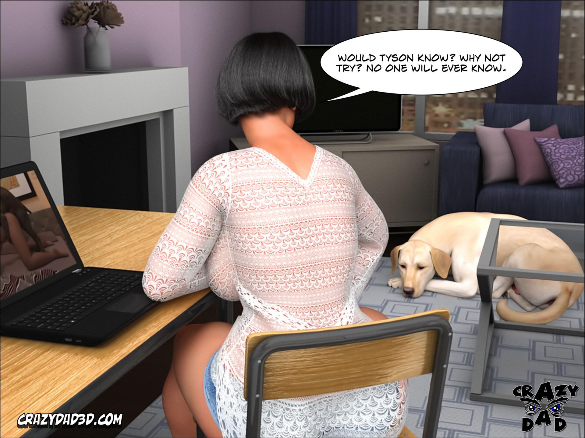 Naughty Kamilla [CrazyDad3D] - Chapter 1 — Page 21