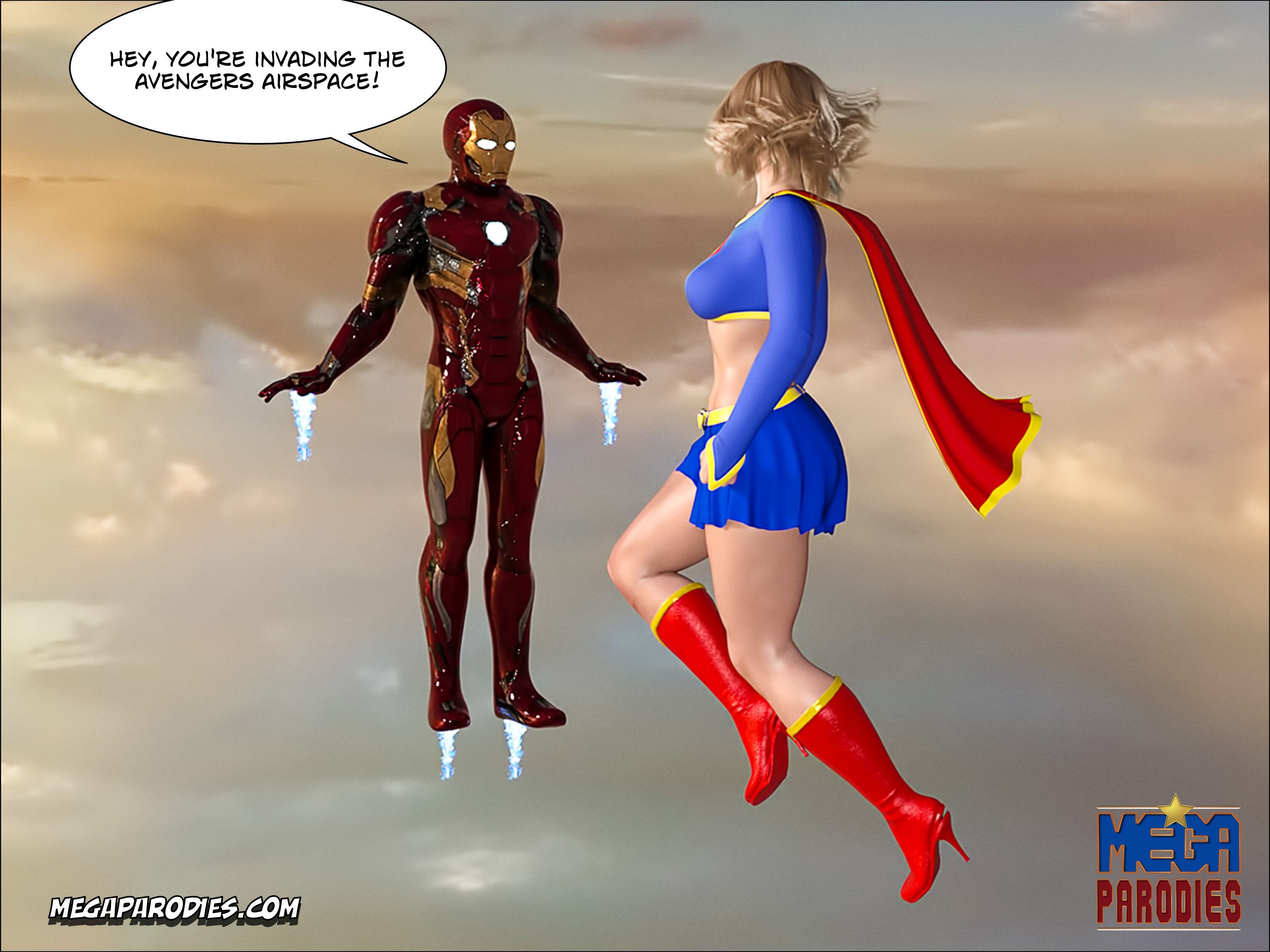 Marvel X DC (The Avengers , Justice League) [MegaParodies] - Chapter 1 — Page 25