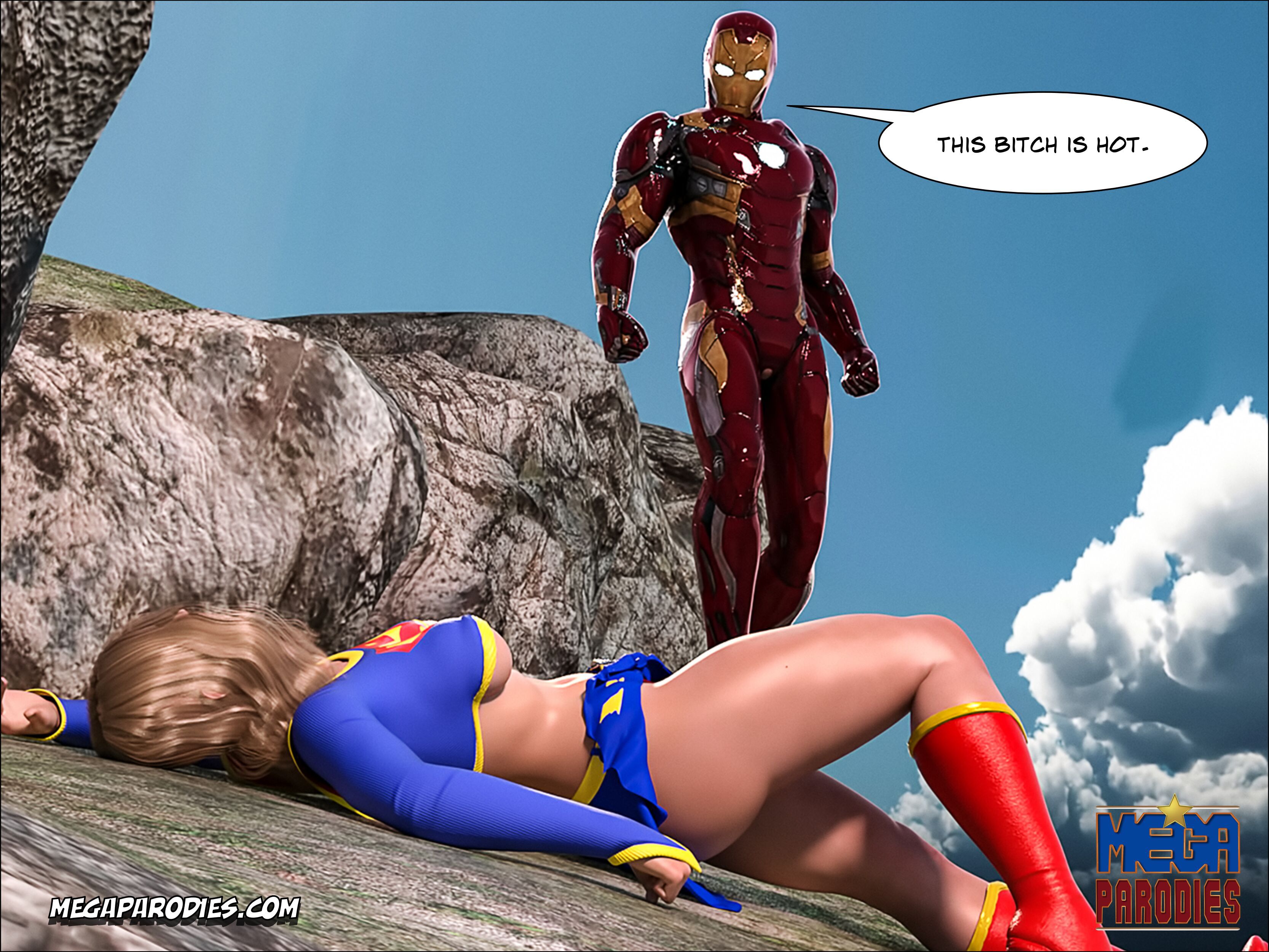 Marvel X DC (The Avengers , Justice League) [MegaParodies] - Chapter 1 — Page 46