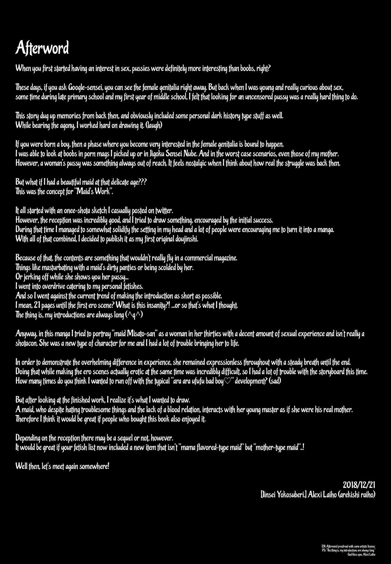 Maid’s Work [Alexi Laiho] - Chapter 1 — Page 36