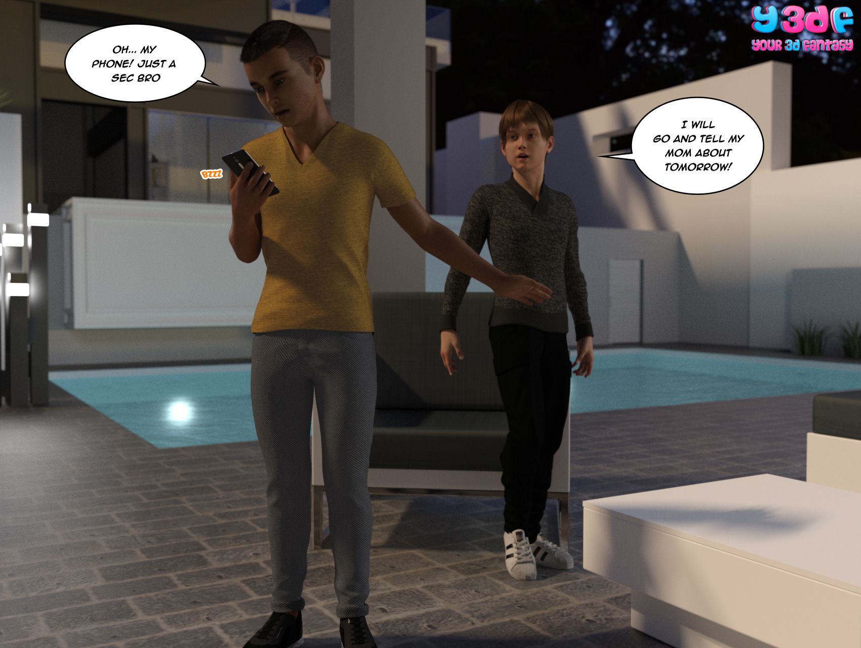 The Bad Tan [Y3DF] - Chapter 4 — Page 6