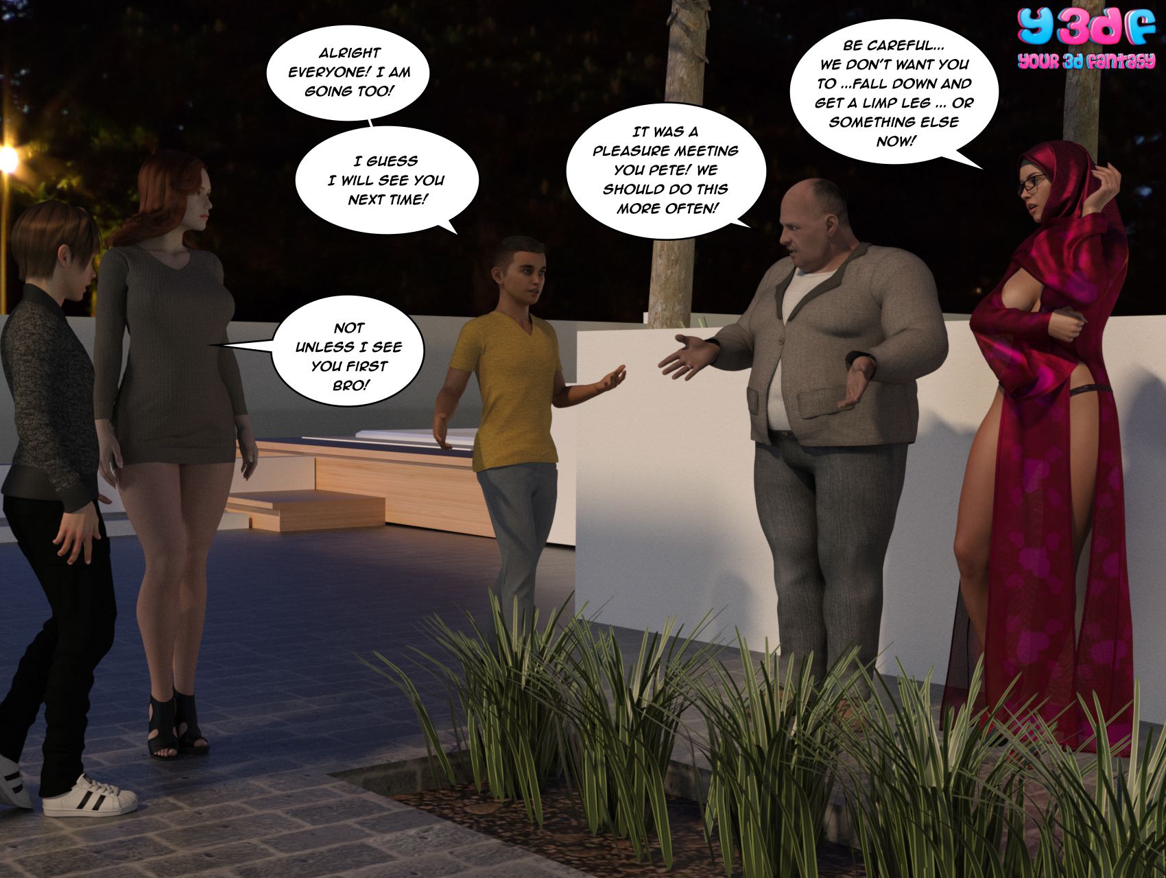 The Bad Tan [Y3DF] - Chapter 4 — Page 9