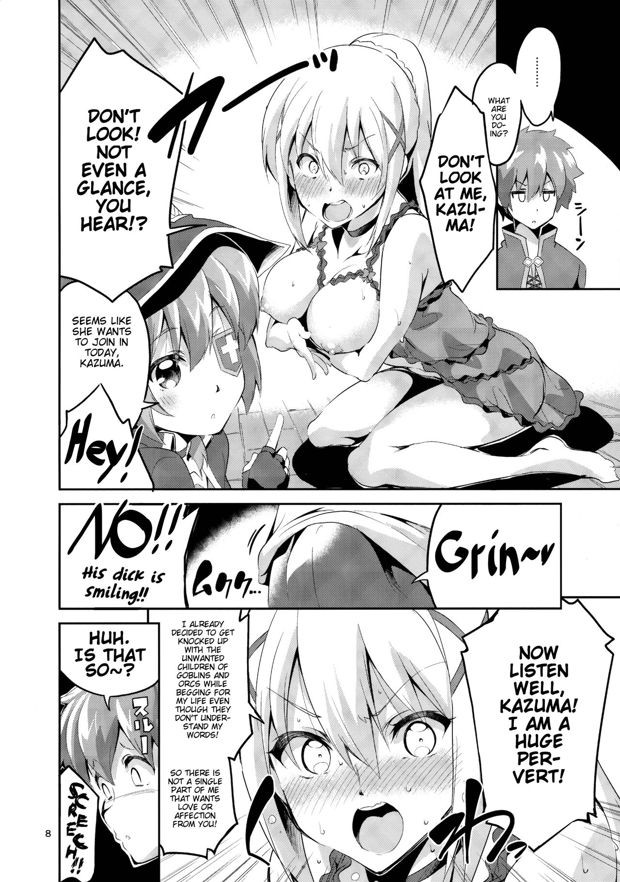 Kukkoro Musume no Koigokoro (Kono Subarashii Sekai ni Shukufuku wo!) [Ekakibit] - Chapter 1 — Page 7