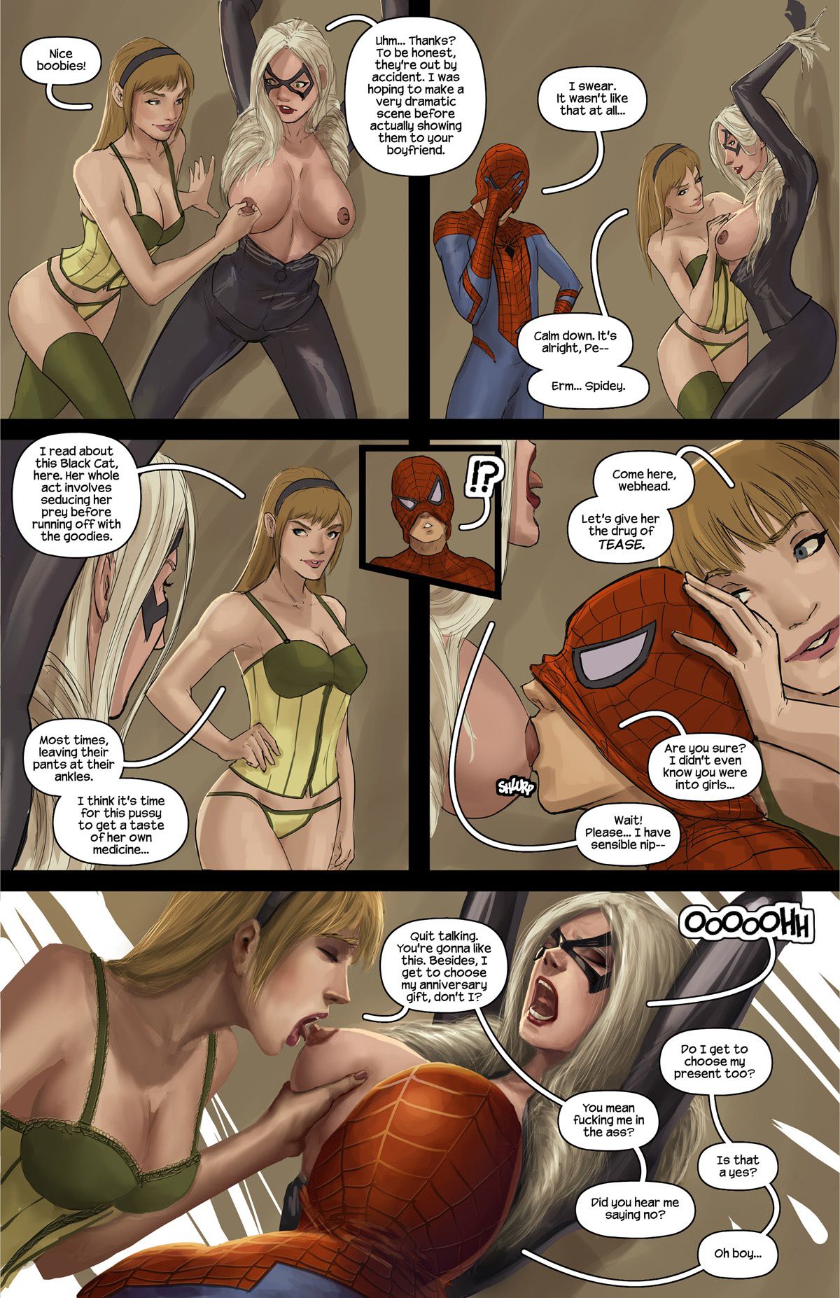 Nine Shades Of Black Cat (Spider-Man) [Tracy Scops] - Chapter 1 — Page 5