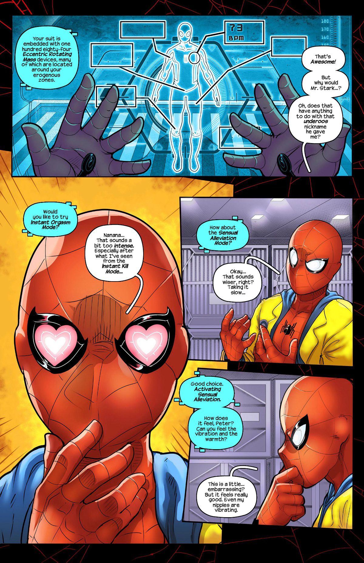 Haptics Protocol (Spider-Man) [Tracy Scops] - Chapter 1 — Page 4