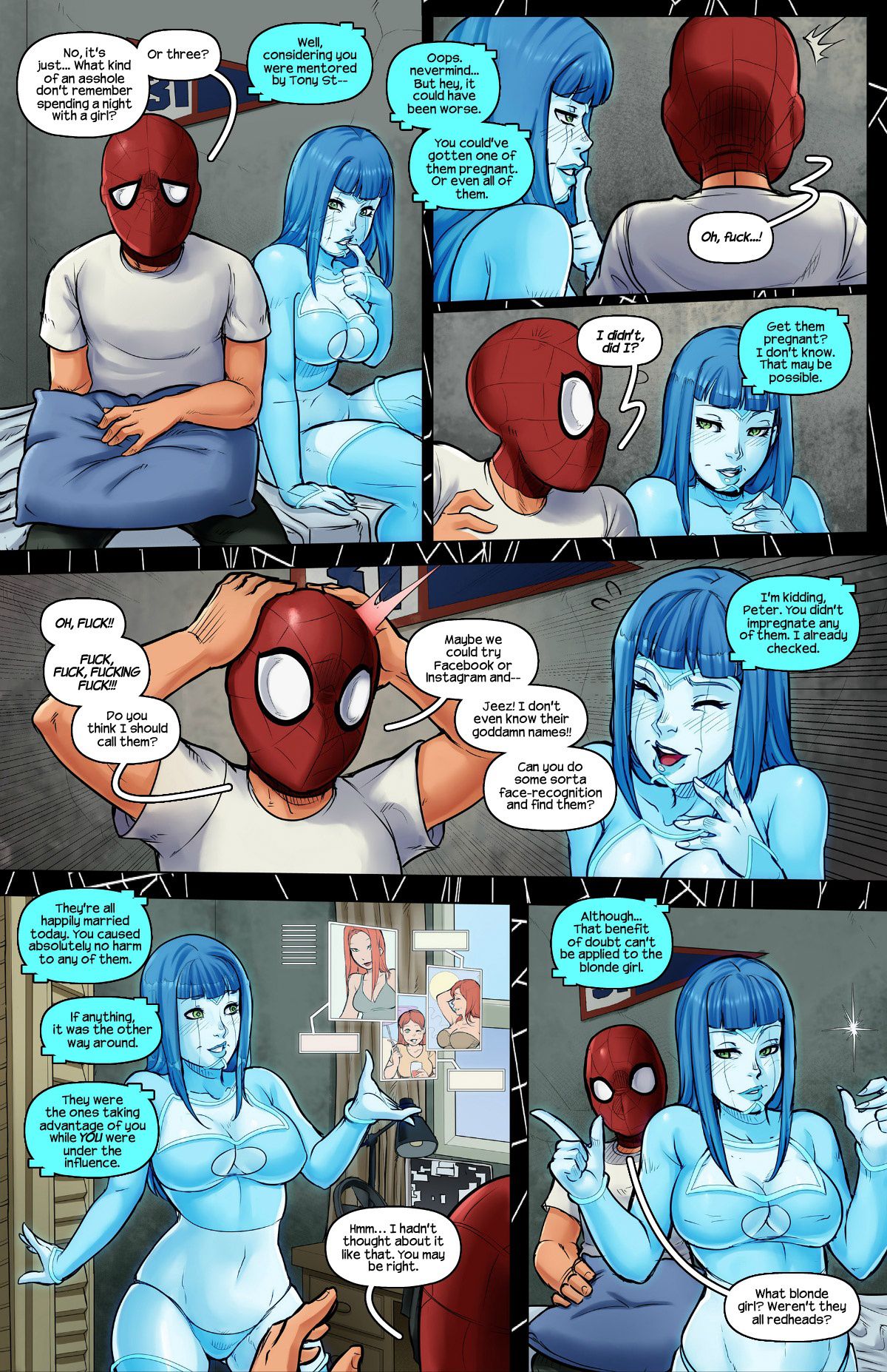 Haptics Protocol (Spider-Man) [Tracy Scops] - Chapter 2 — Page 8