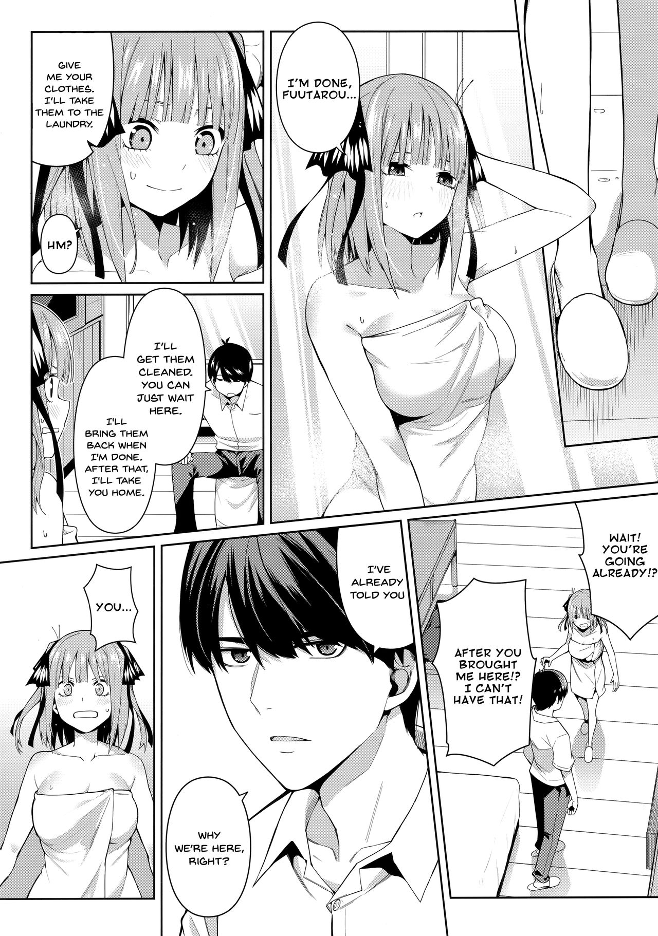 Half Seduction (The Quintessential Quintuplets) [Chicke III , 4why] - Chapter 1 — Page 11