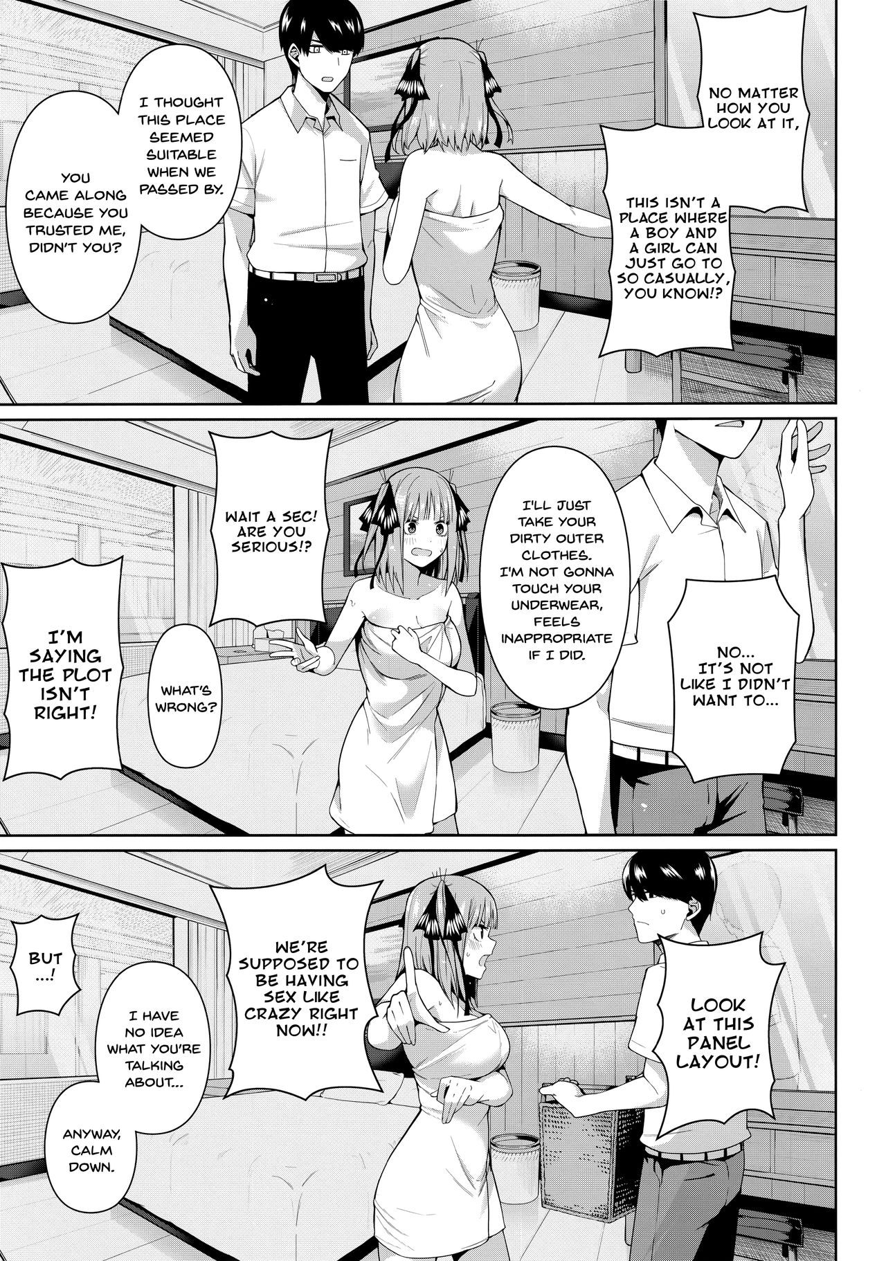 Half Seduction (The Quintessential Quintuplets) [Chicke III , 4why] - Chapter 1 — Page 12