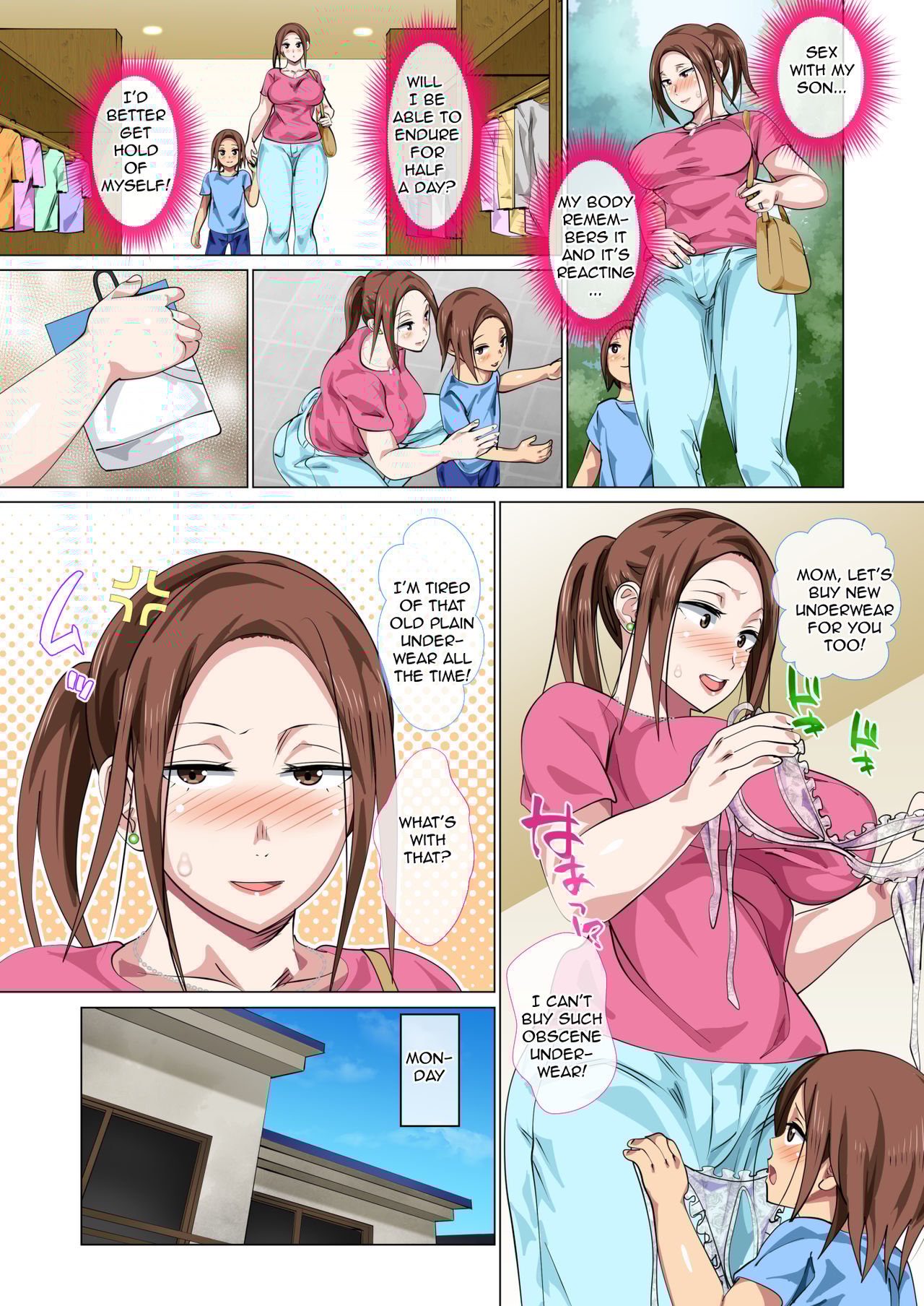 Rehabilitation Of Delinquent Son By Short-tempered Mother’s Sweet Lovemaking [Spices] - Chapter 1 — Page 55