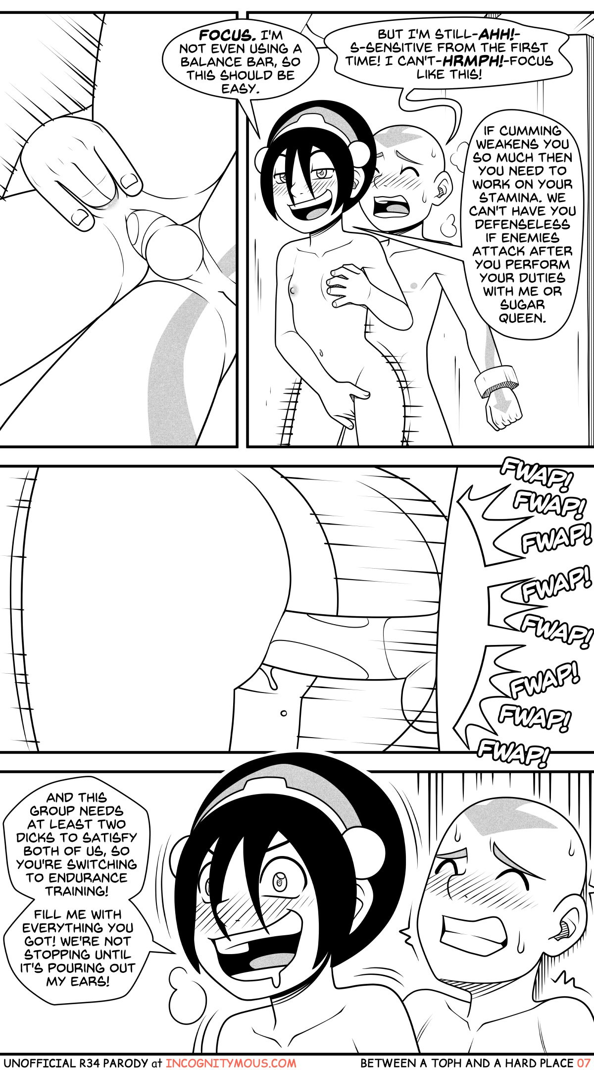 Between A Toph And A Hard Place (Avatar: The Last Airbender) [Incognitymous] - Chapter 1 — Page 7