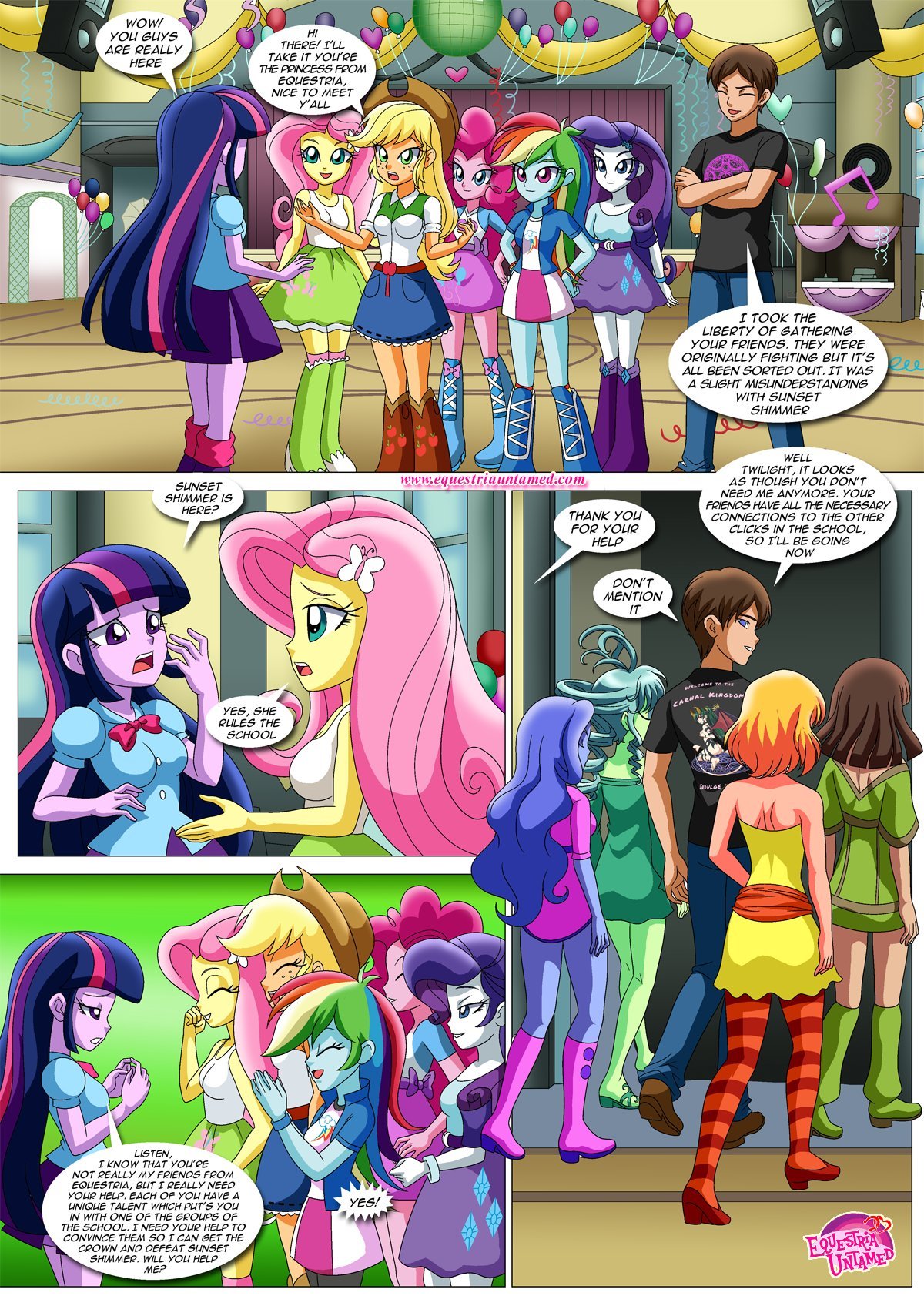 Equestria Girls Unleashed (My Little Pony – Equestria Girls) [PalComix] - Chapter 1 — Page 6