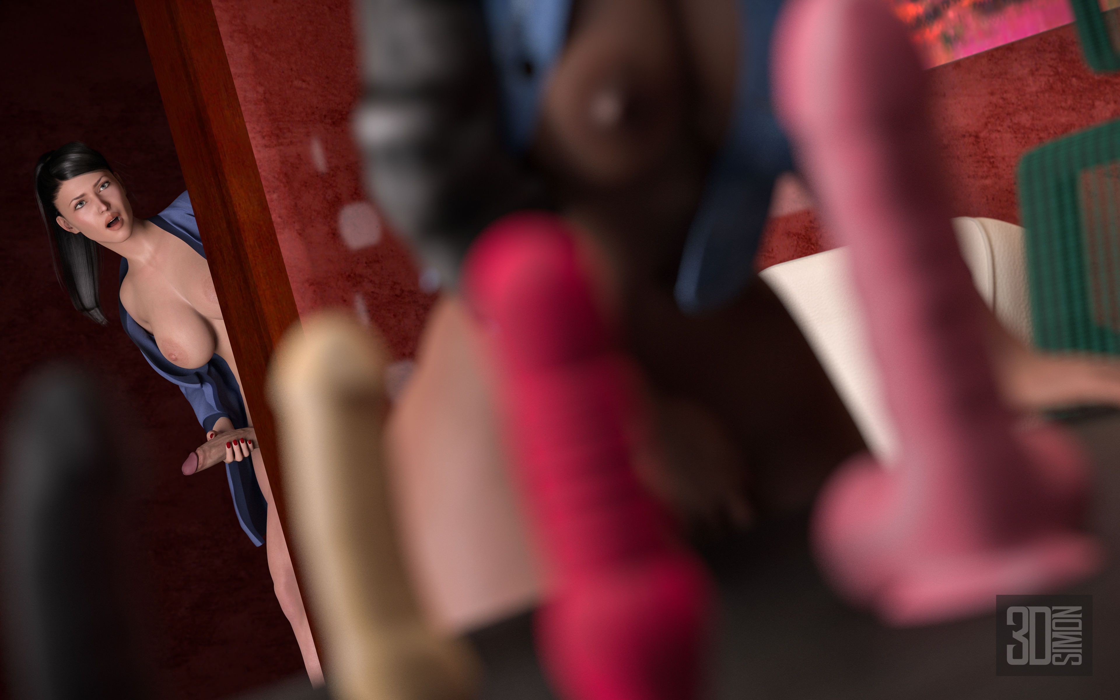 My StepMom Is A DickGirl?! [3DSimon] - Chapter 1 — Page 16