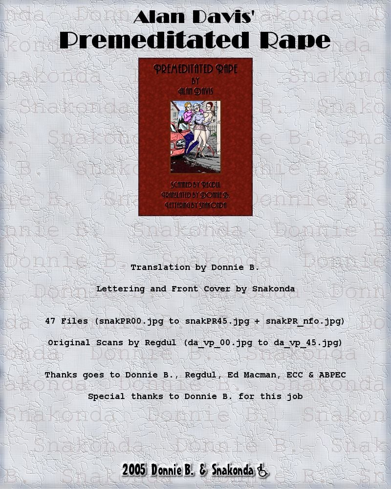 Premeditated Rape [Alan Davis | Jean Pailler] - Chapter 1 — Page 47