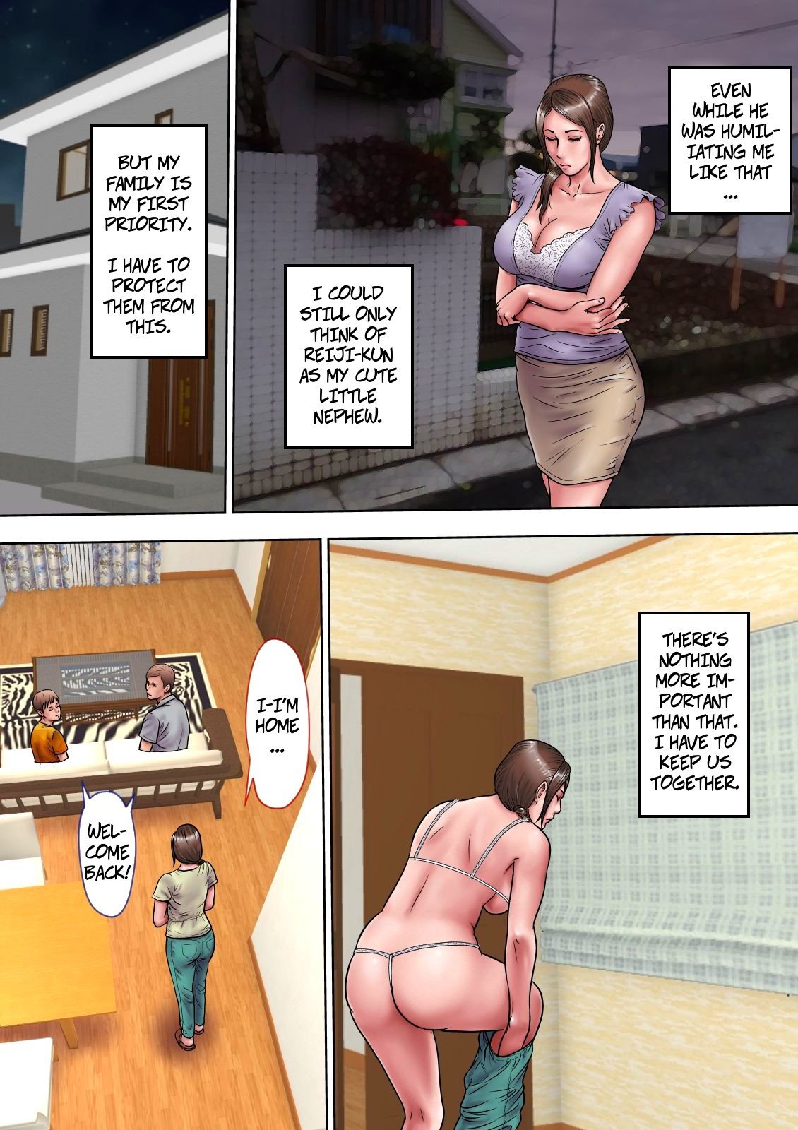 Cheating With My Sexy Aunt [Milf Shobou] - Chapter 1 — Page 47
