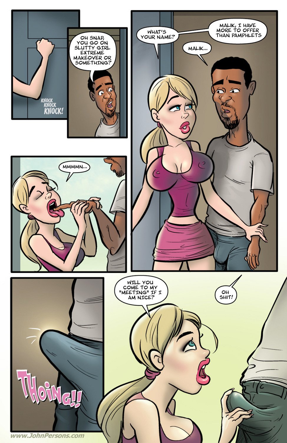 Backdoor To Heaven [Dirty Comics , JohnPersons.com] - Chapter 1 — Page 8