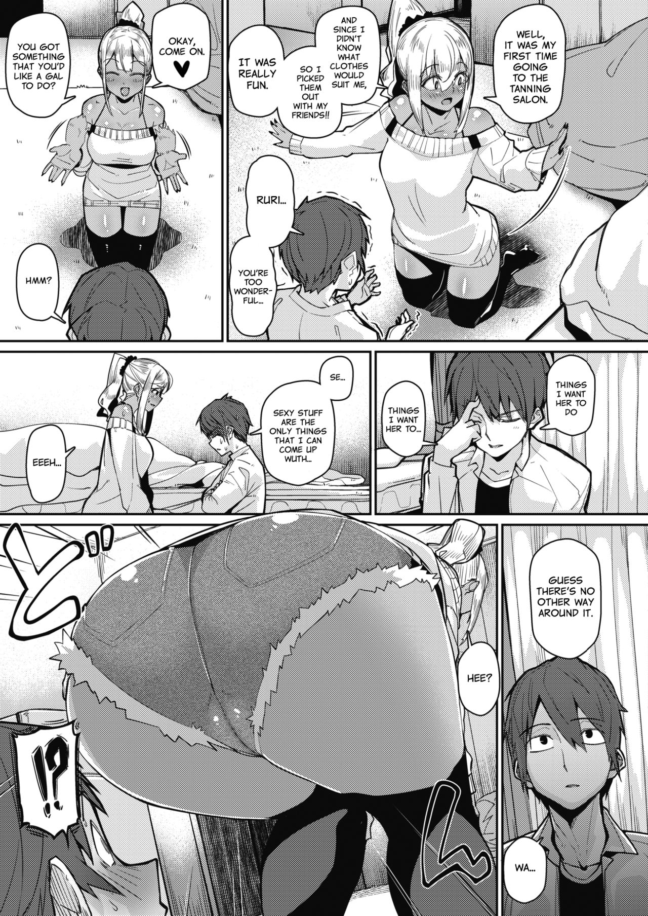 About The Reaction Of The Girl Who Saw “The Bitch Monthly” [Miitoban] - Chapter 1 — Page 5