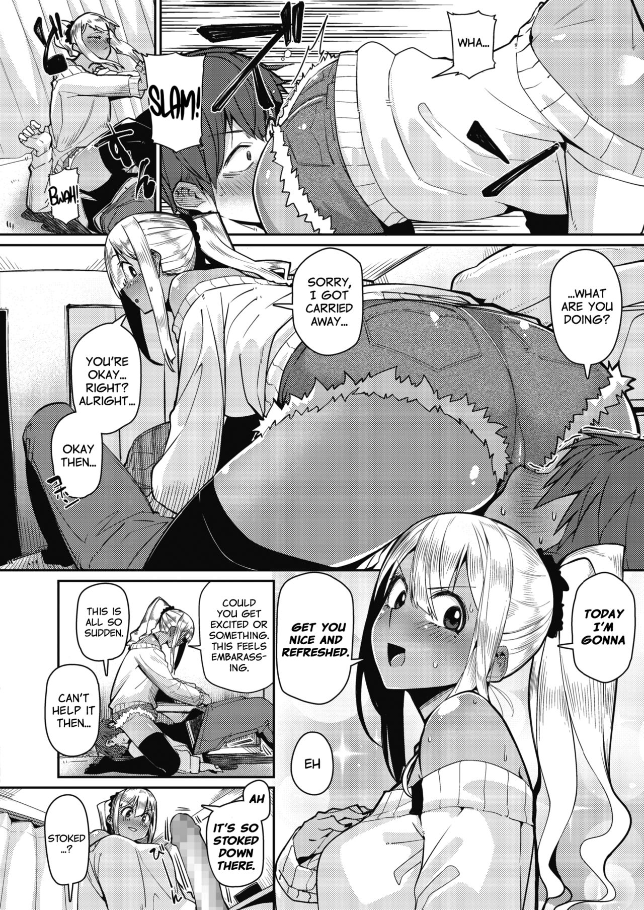 About The Reaction Of The Girl Who Saw “The Bitch Monthly” [Miitoban] - Chapter 1 — Page 6