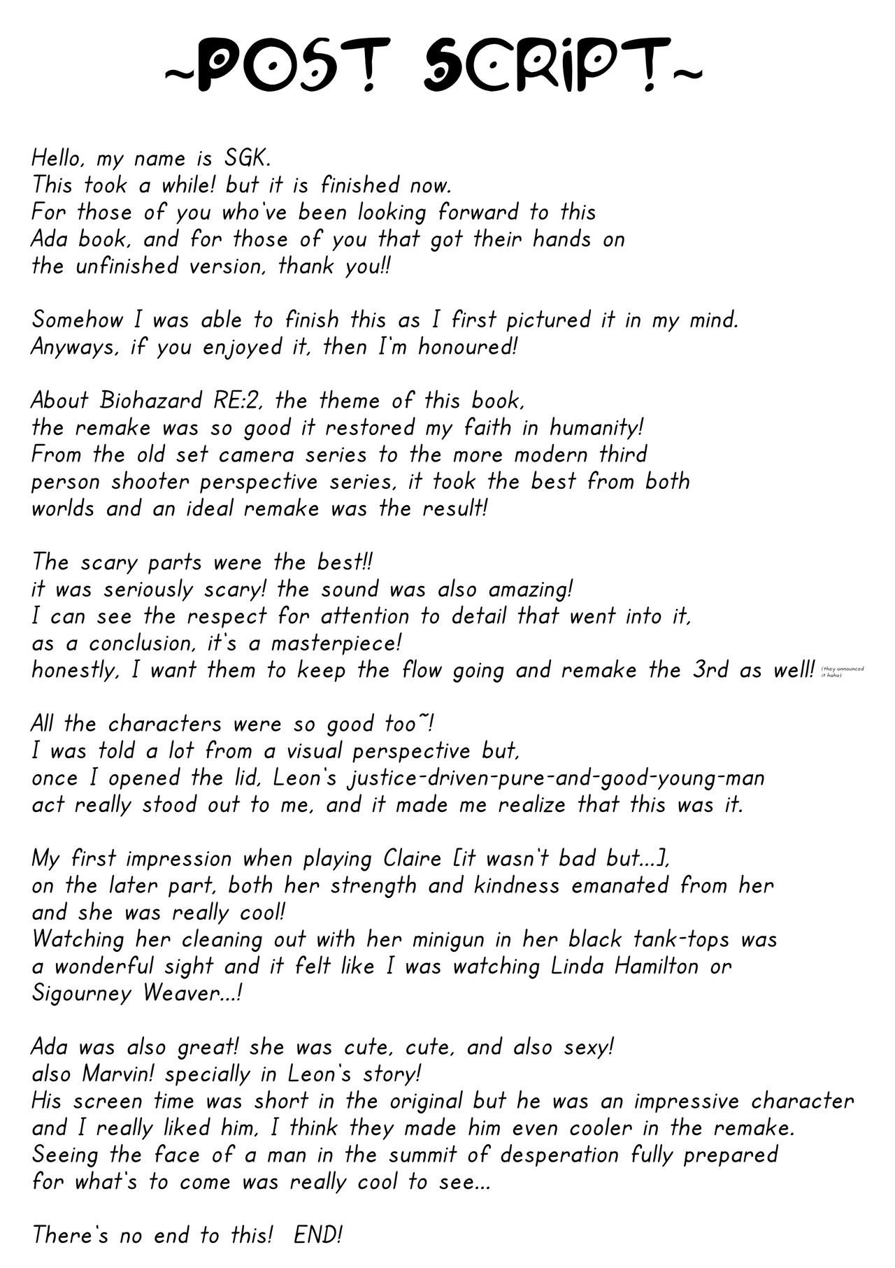 Ada Wong no Irojikake Kanseiban (Resident Evil) [SGK] - Chapter 1 — Page 28