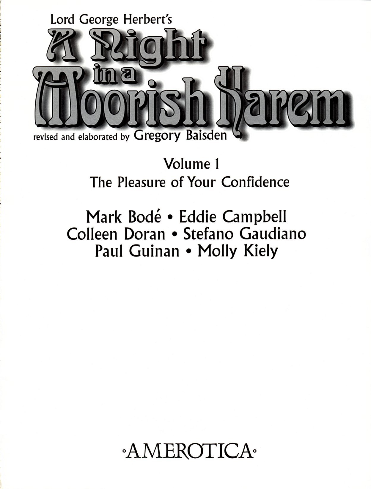 A Night In A Moorish Harem [Various] - Chapter 1 — Page 6