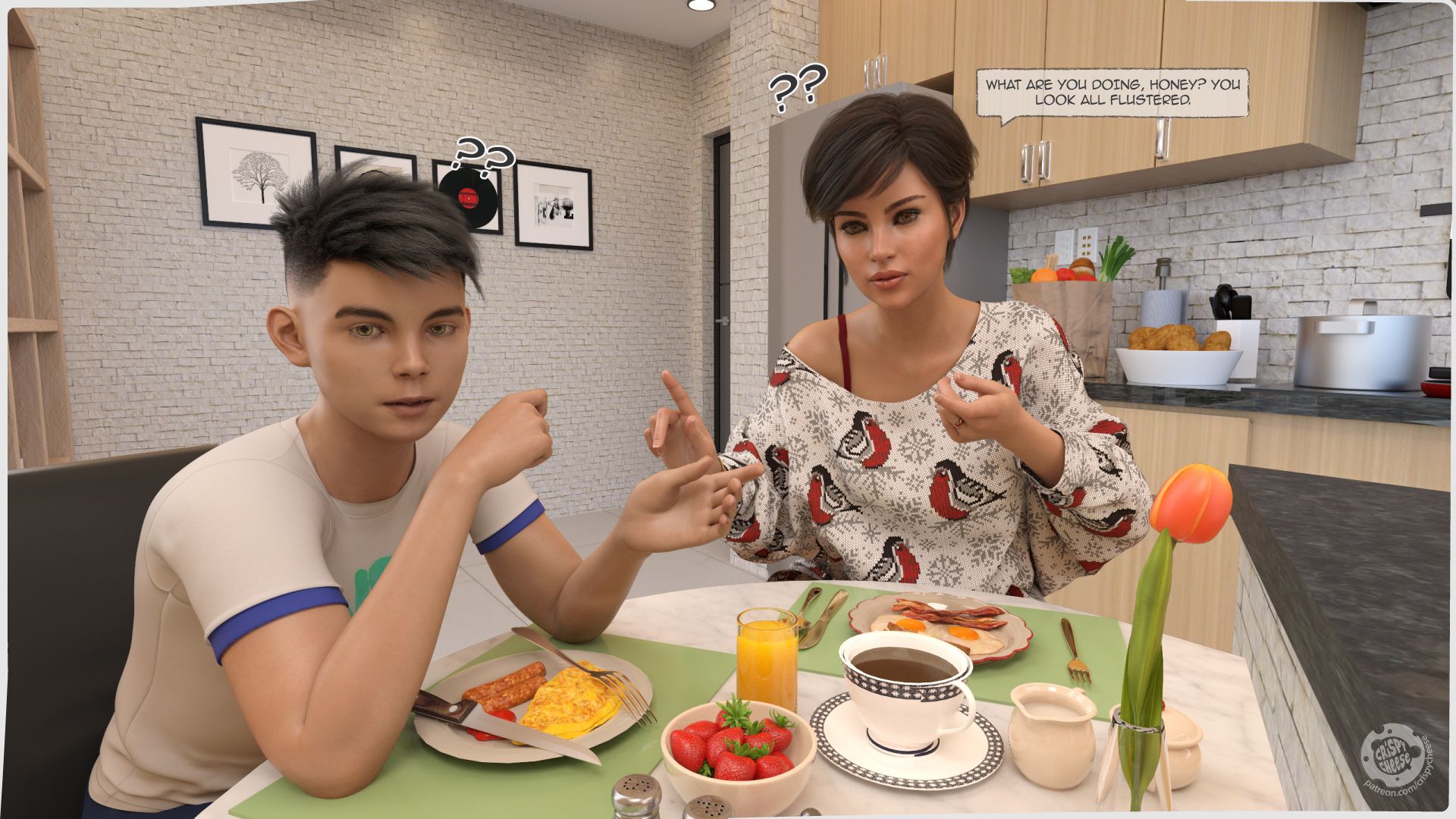 Kitchen Heat [Crispy Cheese] - Chapter 1 — Page 29