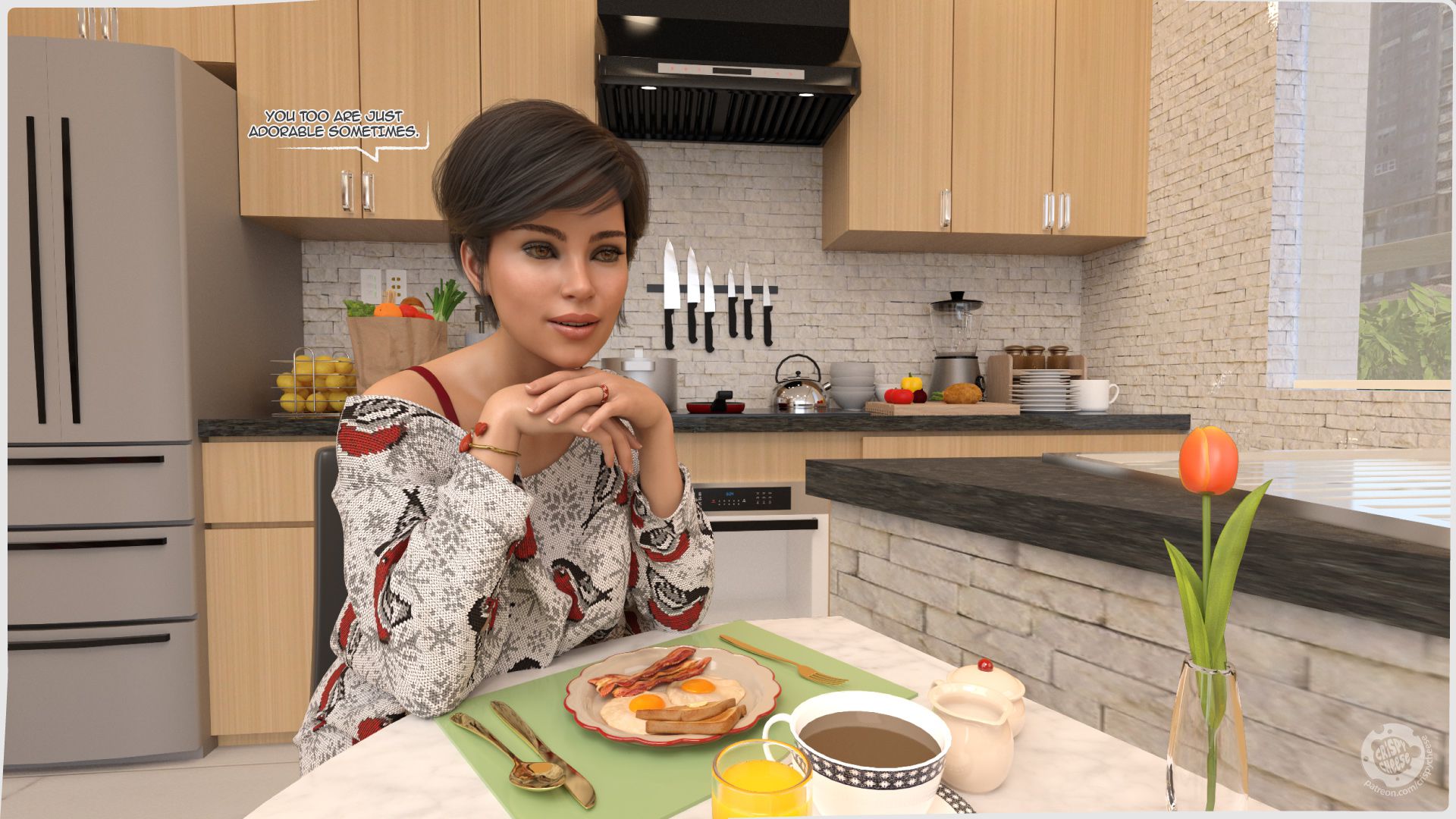 Kitchen Heat [Crispy Cheese] - Chapter 1 — Page 4