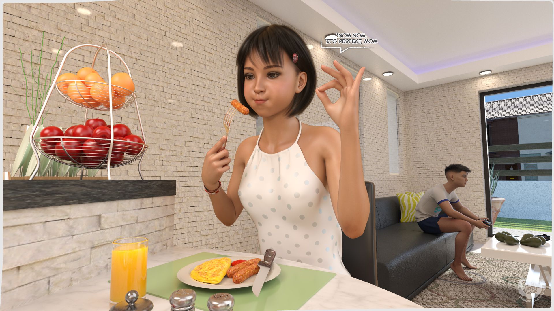 Kitchen Heat [Crispy Cheese] - Chapter 1 — Page 5