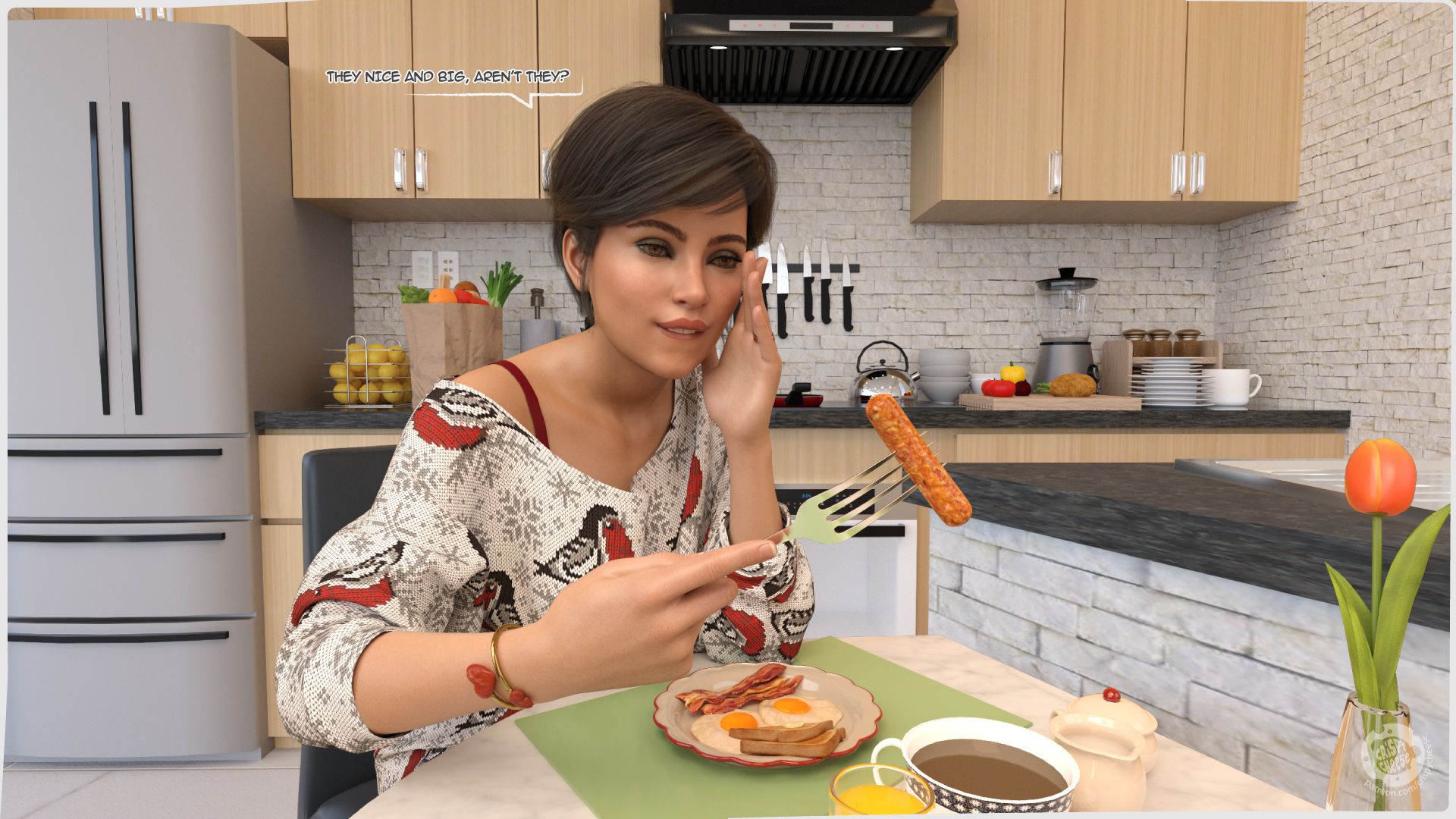 Kitchen Heat [Crispy Cheese] - Chapter 1 — Page 8