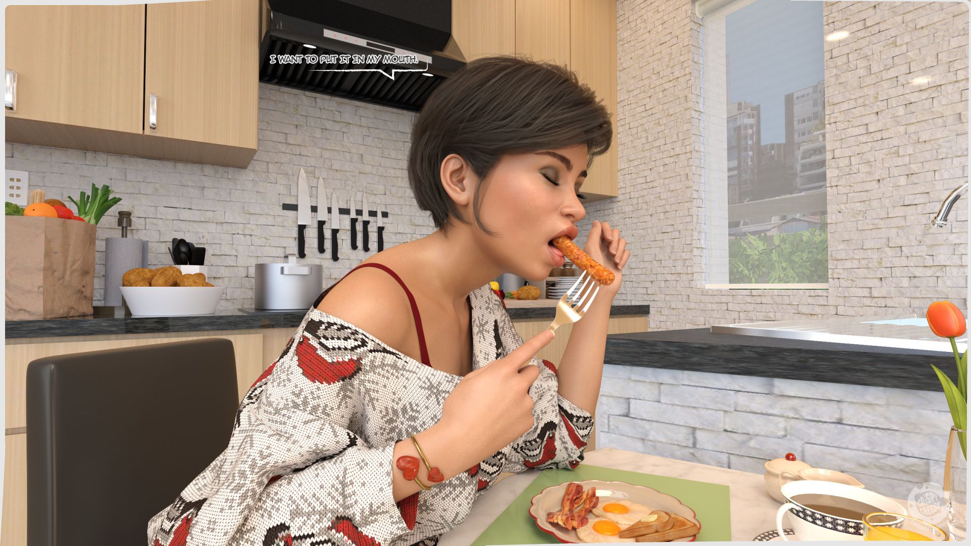 Kitchen Heat [Crispy Cheese] - Chapter 1 — Page 9