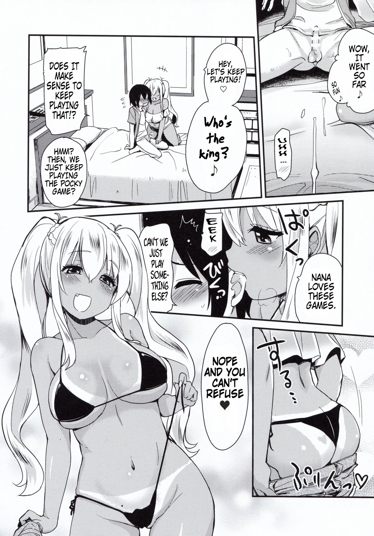 Playing the King’s Game With A Tanned JK Onee-san (Sunohara-sou no Kanrinin-san) [Hijiri Tsukasa] - Chapter 1 — Page 12
