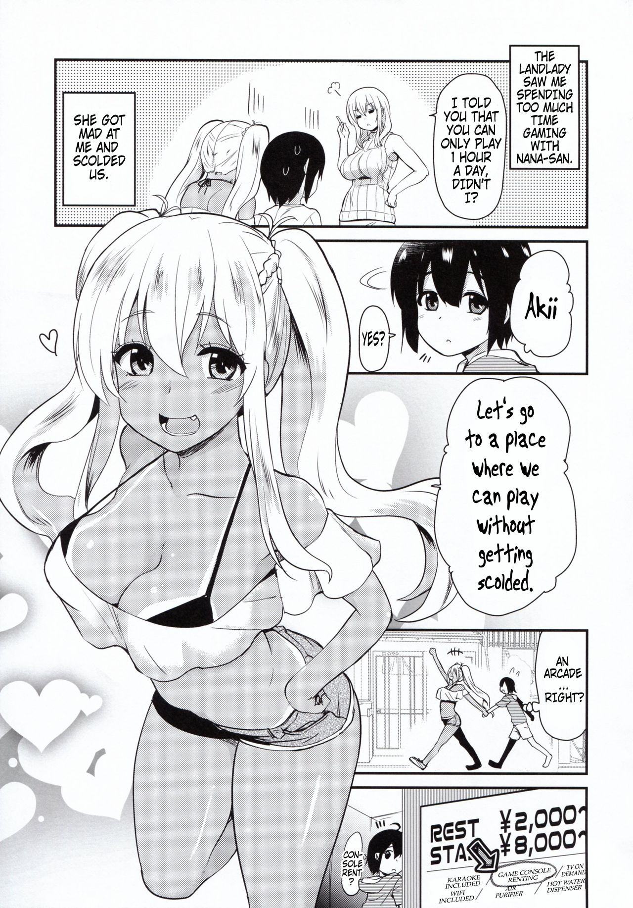 Playing the King’s Game With A Tanned JK Onee-san (Sunohara-sou no Kanrinin-san) [Hijiri Tsukasa] - Chapter 1 — Page 5