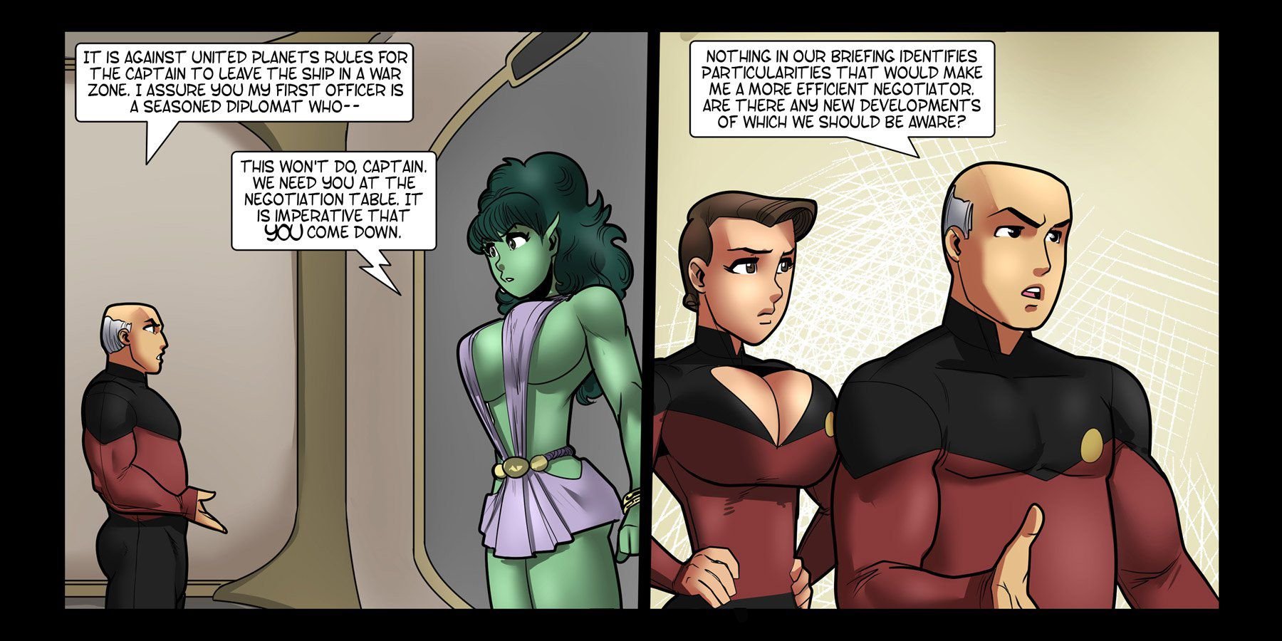 Galaxy Jaunt (Star Trek) [Rabies T Lagomorph] - Chapter 2 — Page 12
