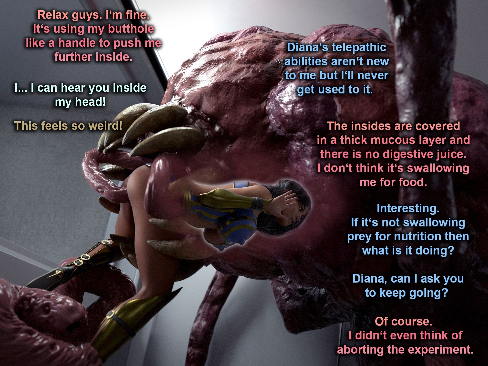 Wonder Diana And The Breeding Alien [BadOnion] - Chapter 1 — Page 11