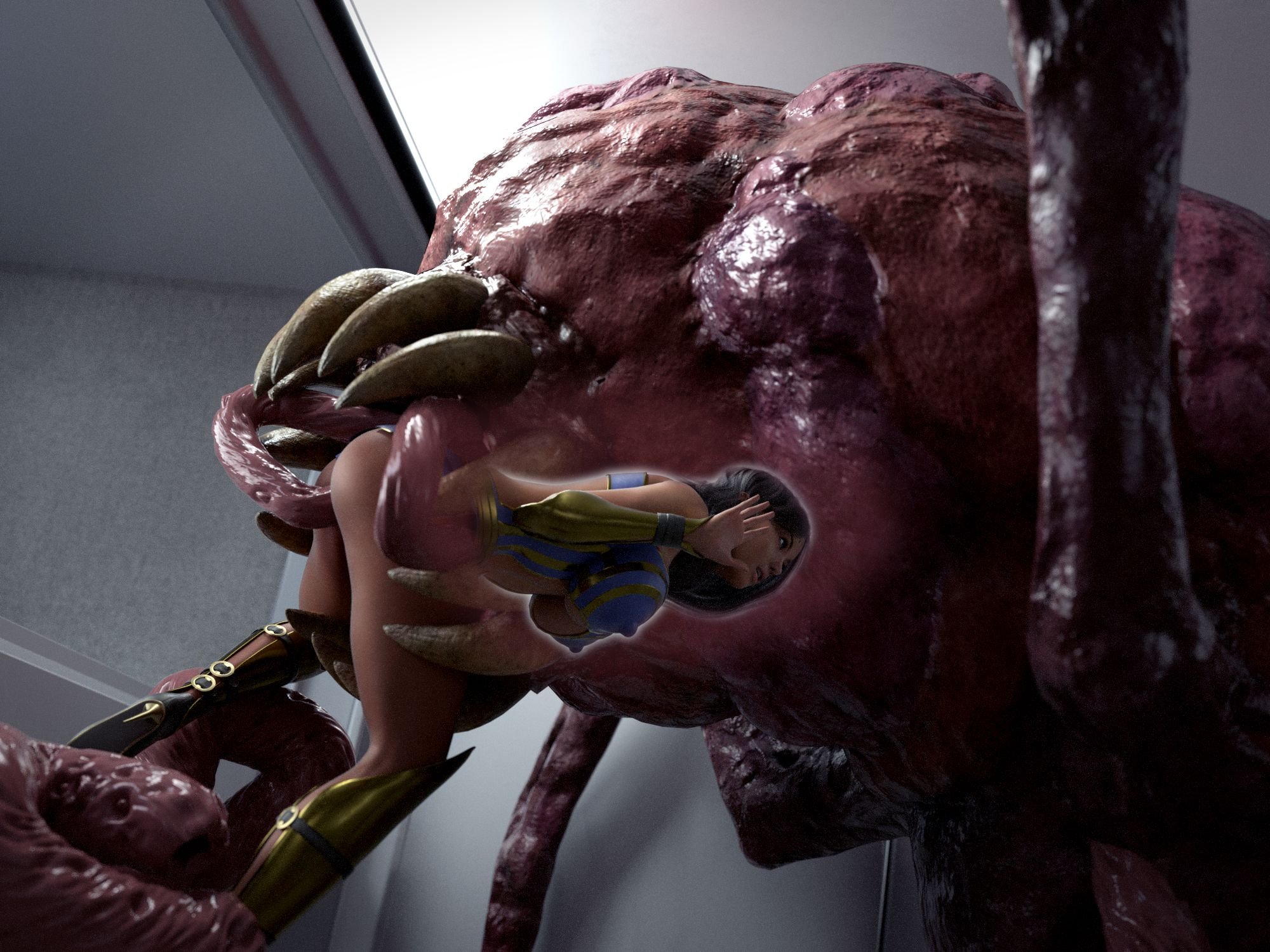 Wonder Diana And The Breeding Alien [BadOnion] - Chapter 1.5 — Page 11