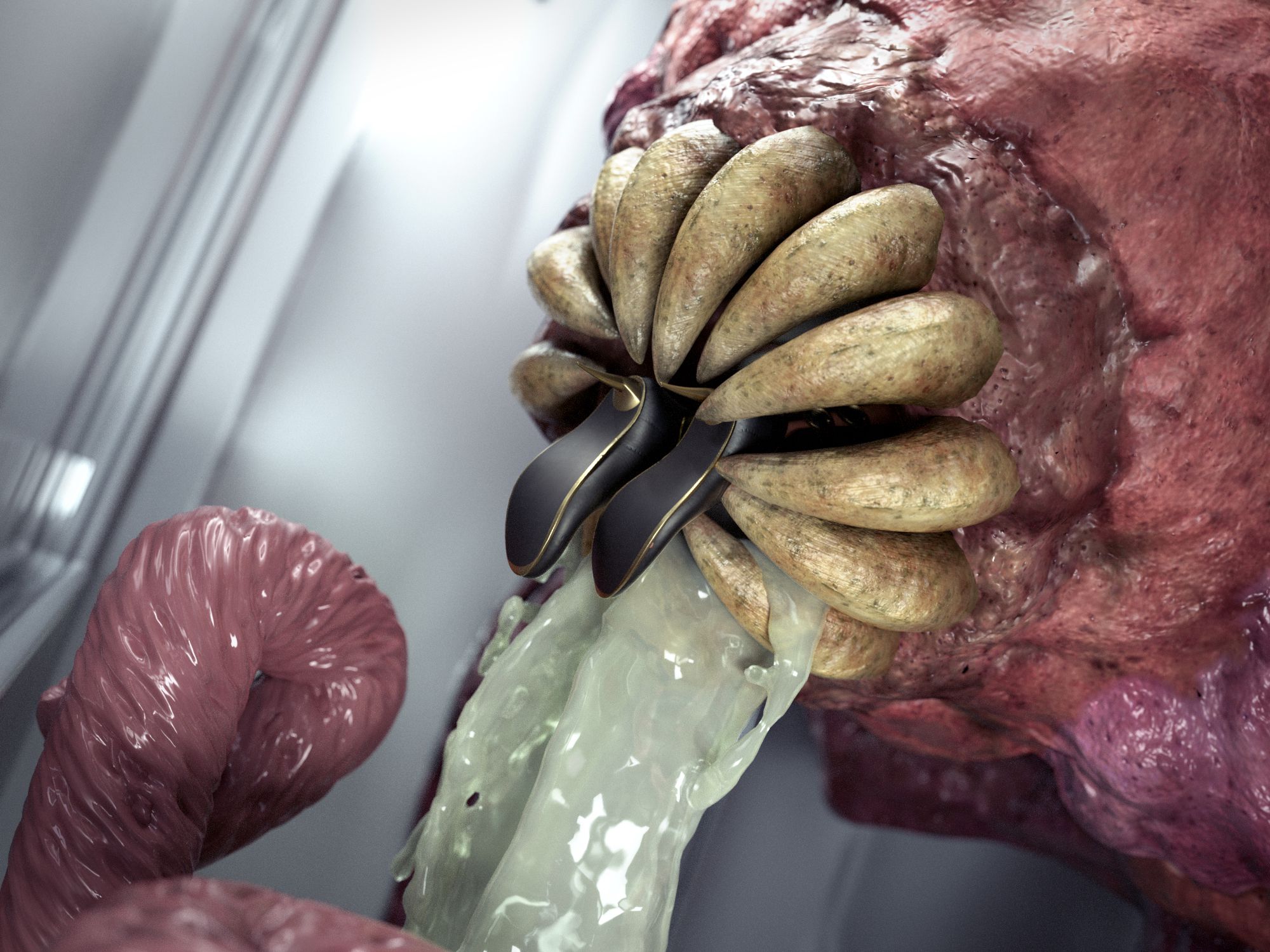 Wonder Diana And The Breeding Alien [BadOnion] - Chapter 1.5 — Page 43