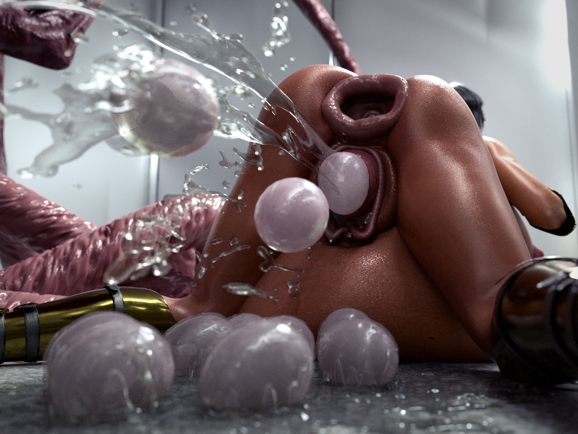 Wonder Diana And The Breeding Alien [BadOnion] - Chapter 1.5 — Page 59