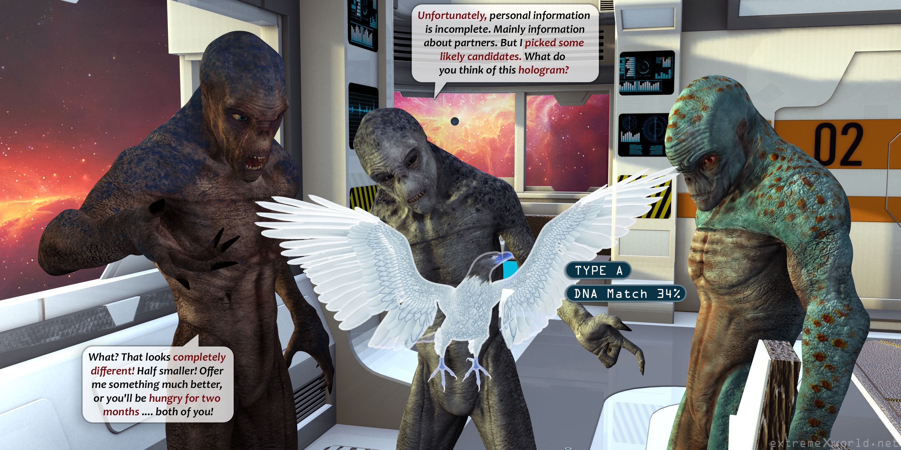 Aliens [ExtremeXWorld] - Chapter 1 — Page 27