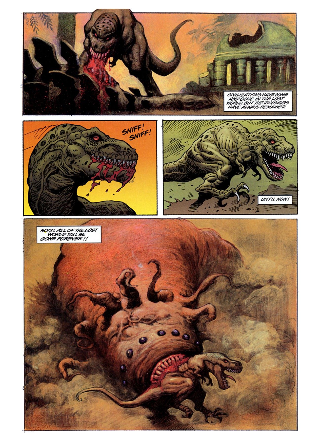 Libby + Latischa In The Lost World [Alex Horley , Arthur Suydam] - Chapter — Page 107