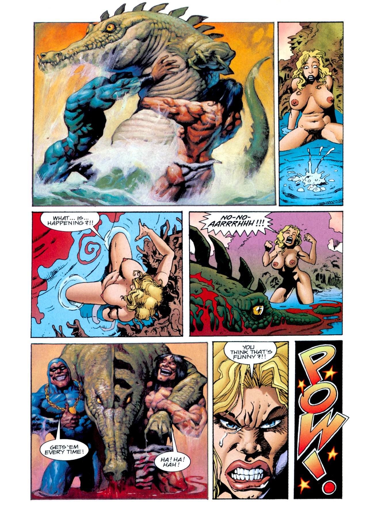 Libby + Latischa In The Lost World [Alex Horley , Arthur Suydam] - Chapter — Page 111