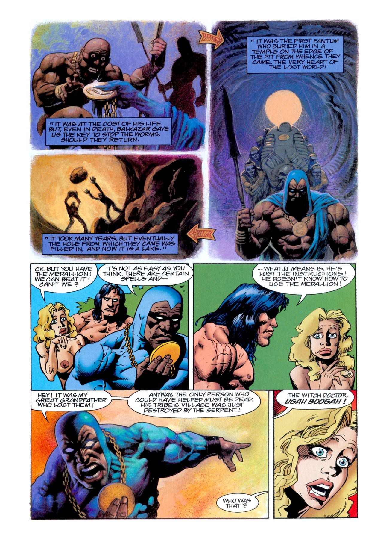 Libby + Latischa In The Lost World [Alex Horley , Arthur Suydam] - Chapter — Page 116