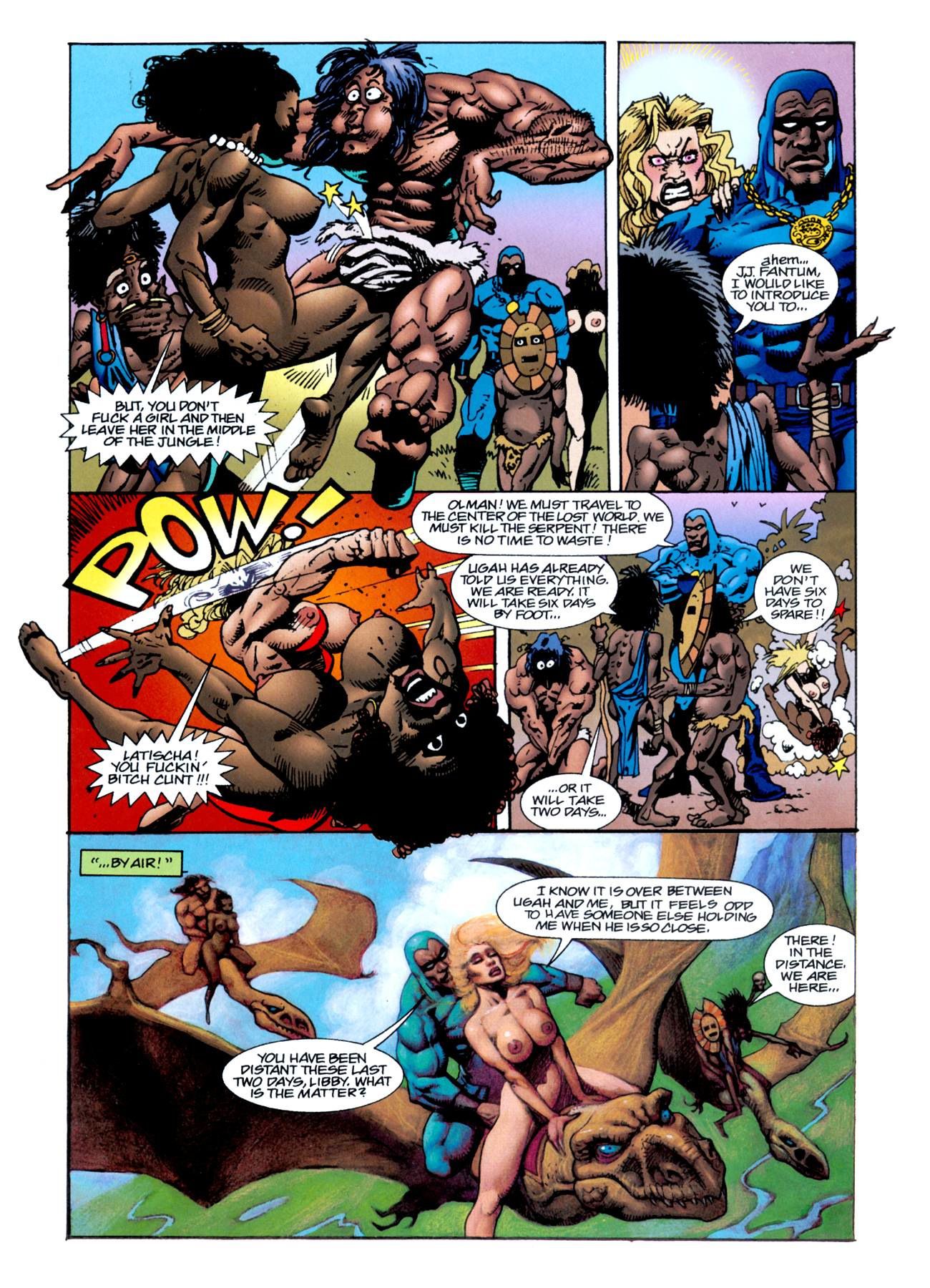 Libby + Latischa In The Lost World [Alex Horley , Arthur Suydam] - Chapter — Page 121