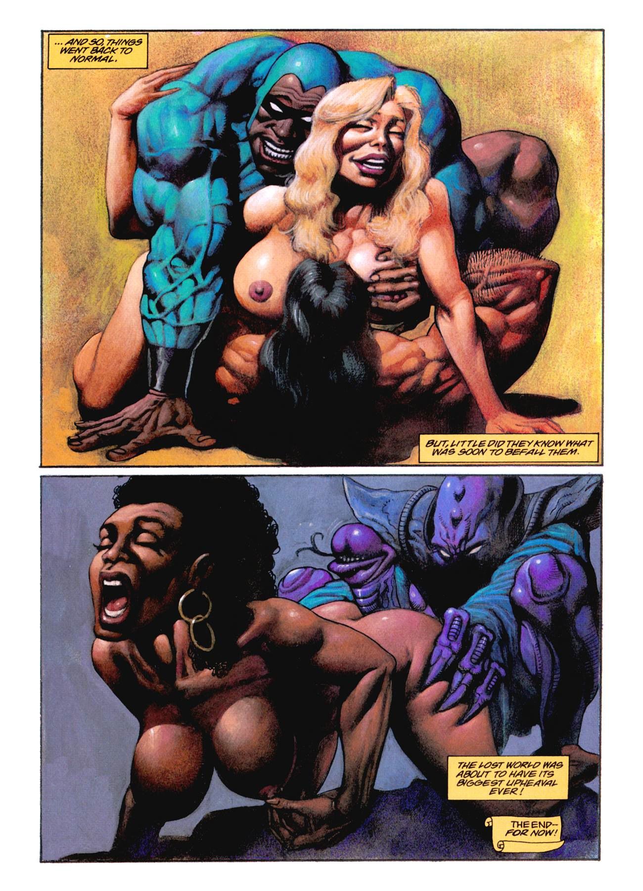 Libby + Latischa In The Lost World [Alex Horley , Arthur Suydam] - Chapter — Page 136