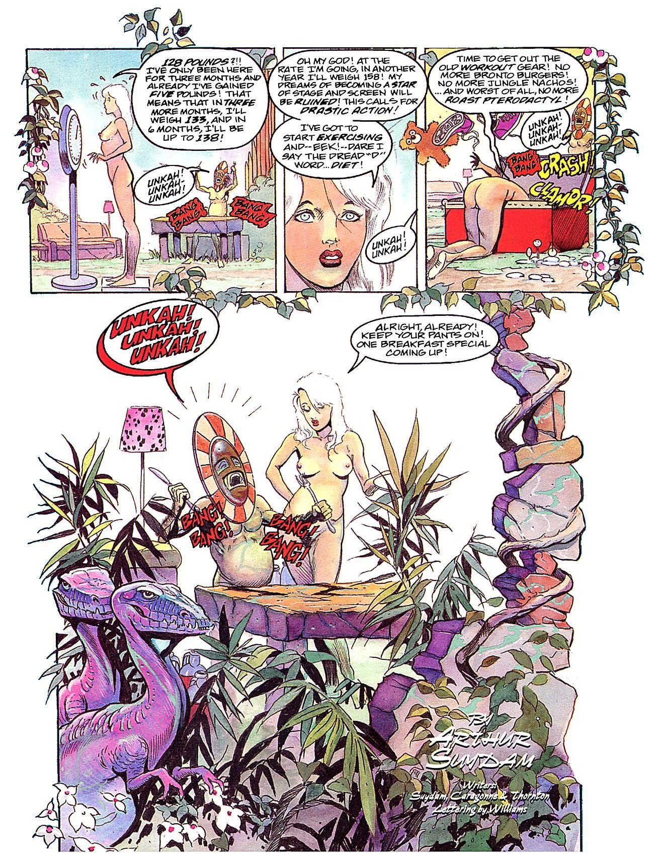 Libby + Latischa In The Lost World [Alex Horley , Arthur Suydam] - Chapter — Page 46