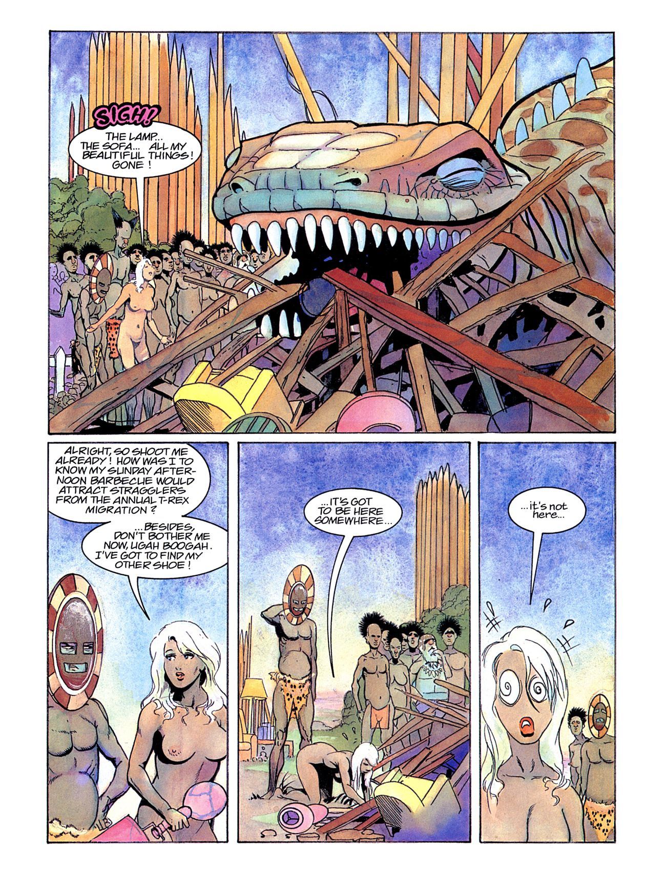 Libby + Latischa In The Lost World [Alex Horley , Arthur Suydam] - Chapter — Page 56