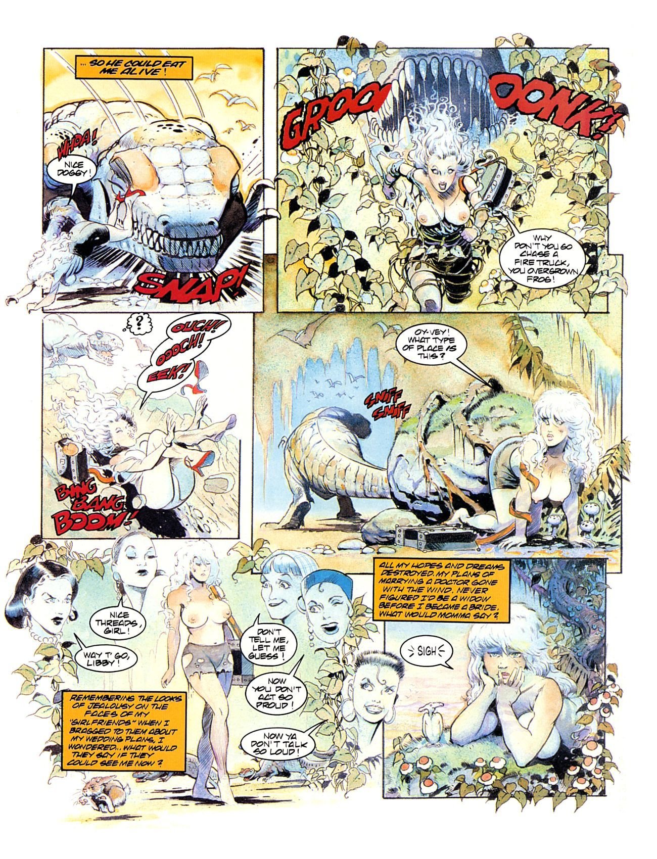 Libby + Latischa In The Lost World [Alex Horley , Arthur Suydam] - Chapter — Page 6