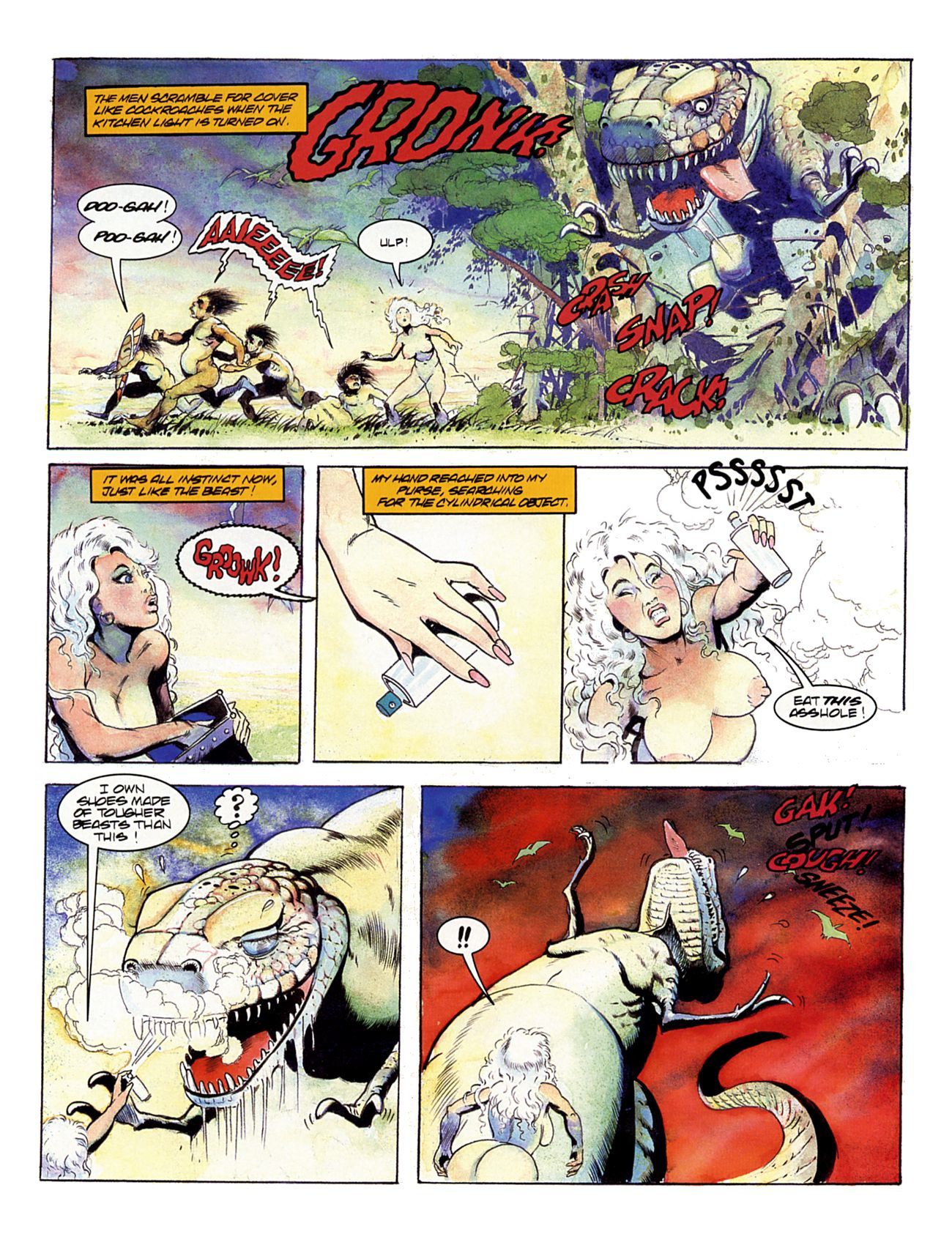 Libby + Latischa In The Lost World [Alex Horley , Arthur Suydam] - Chapter — Page 9