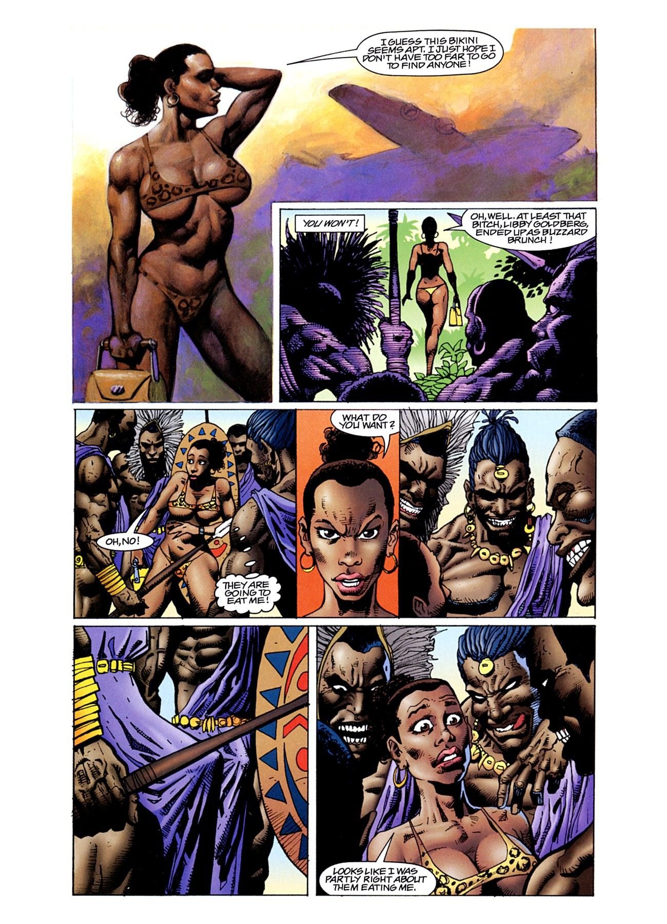 Libby + Latischa In The Lost World [Alex Horley , Arthur Suydam] - Chapter — Page 90